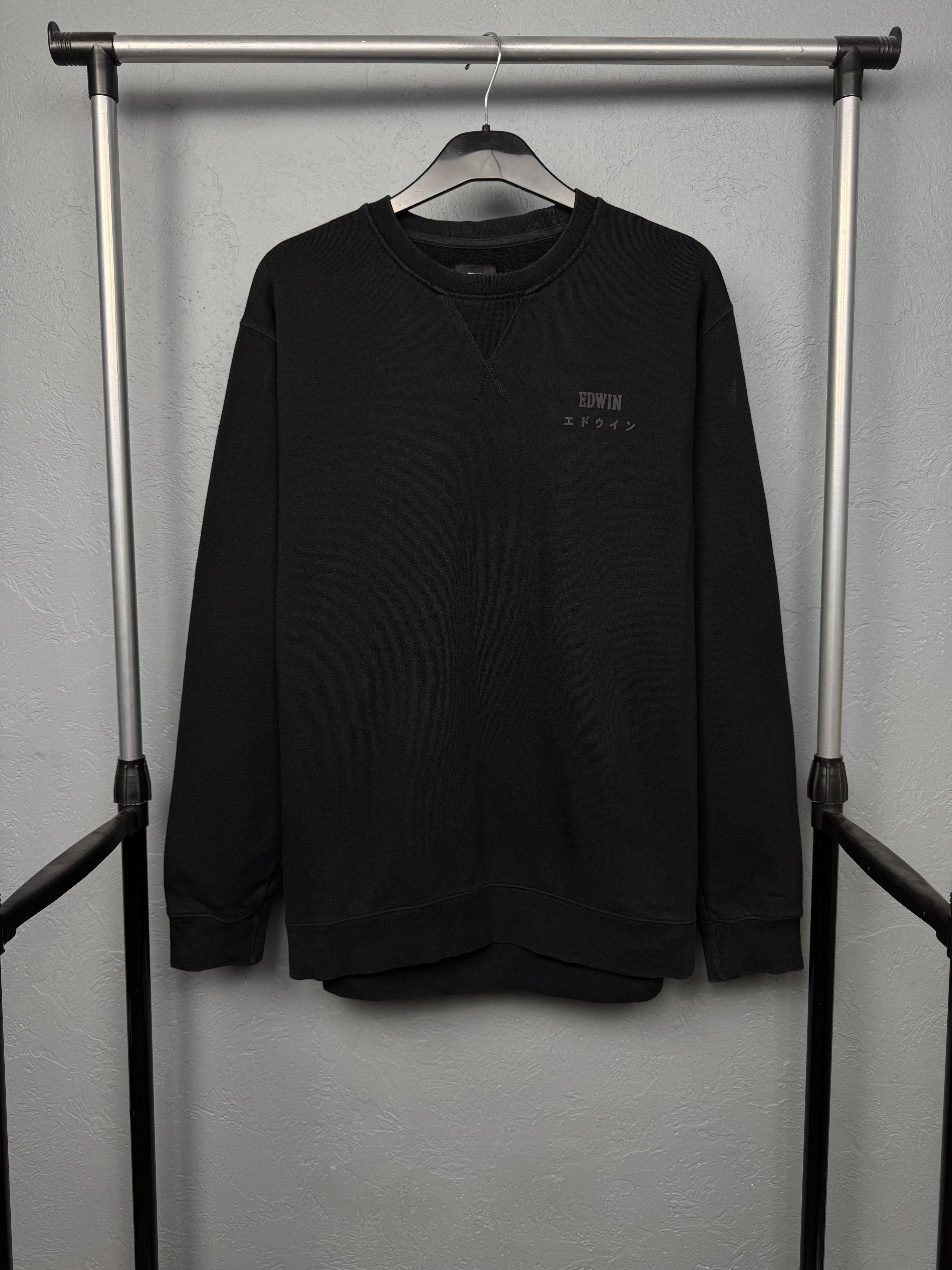 Edwin Edwin Mens Base Crew Neck Sweatshirt Size US M / EU 48-50 / 2 - 1 Thumbnail