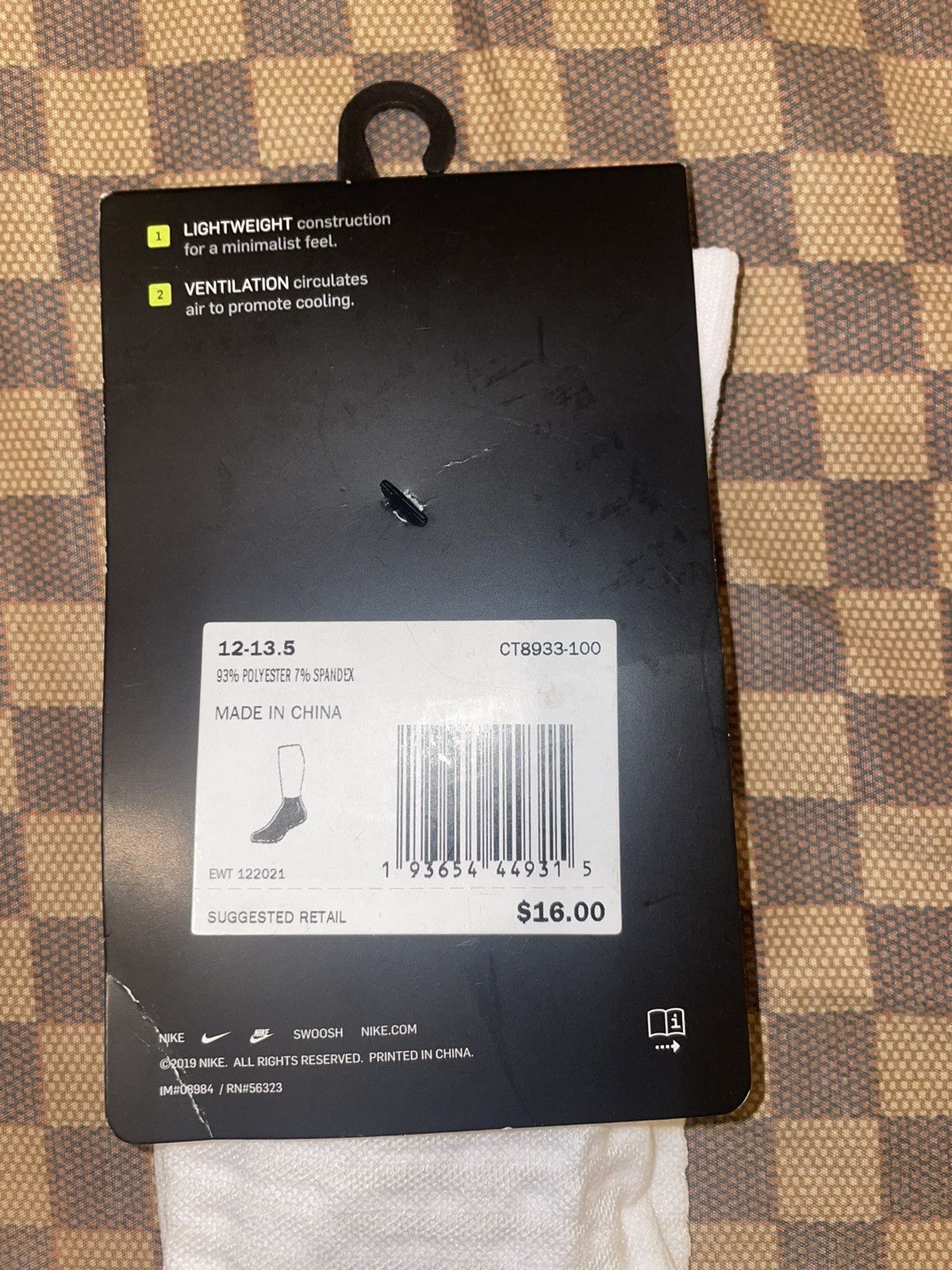 Nike Nike Running Socks Size 44 - 3 Thumbnail