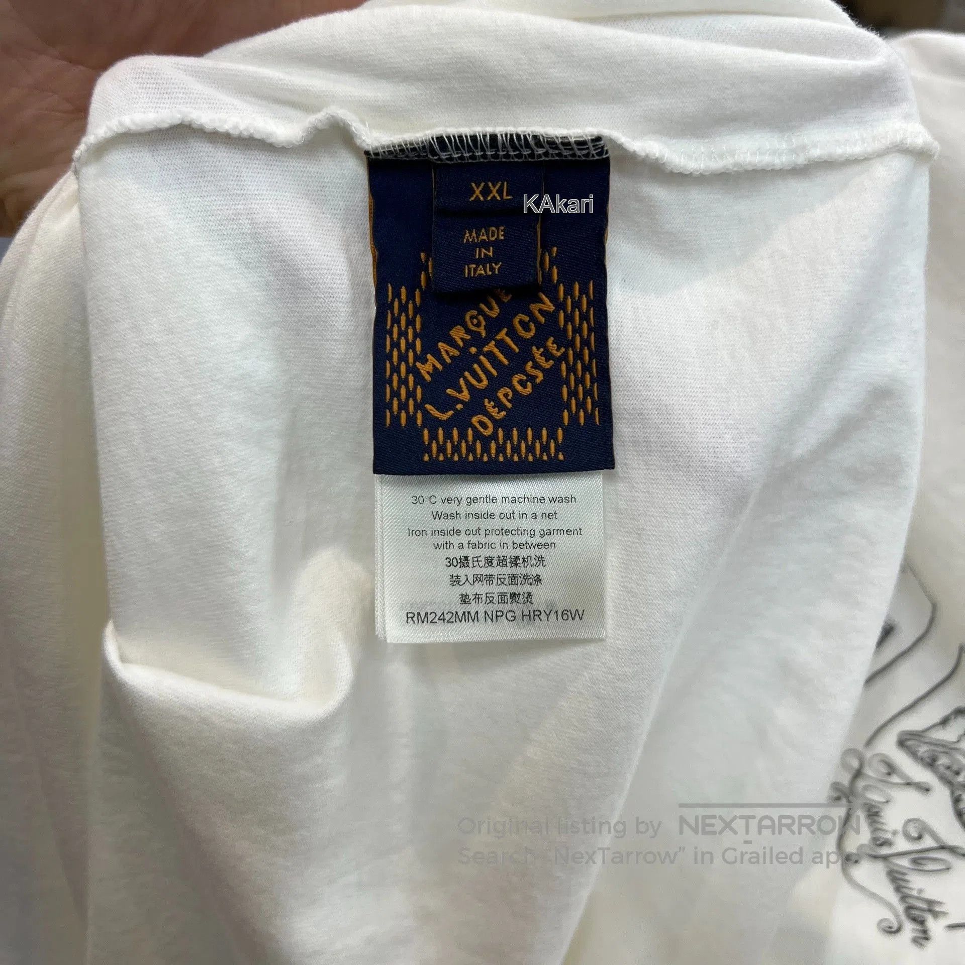 Louis Vuitton Louis Vuitton Letter Shell Print SS24 T. Size US XXL / EU 58 / 5 - 4 Thumbnail