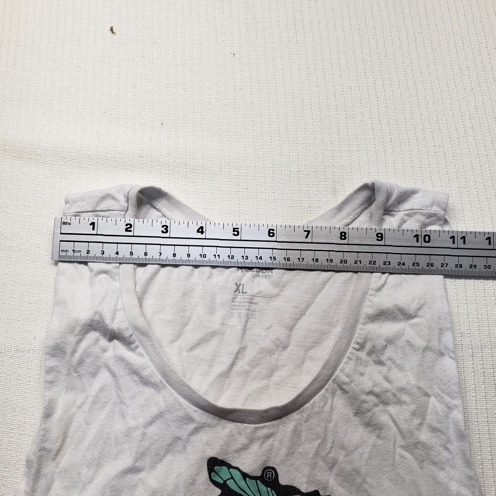 Reebok Reebok Shirt Tank Top XL White Graphic Nailed It Classic Nails Adult Womens Size XL / US 12-14 / IT 48-50 - 4 Thumbnail