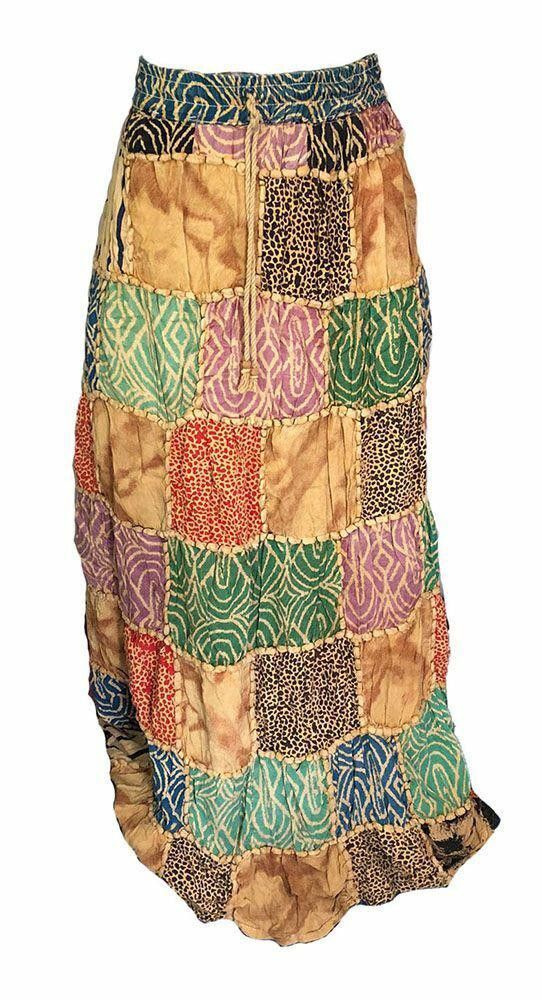 Designer Pre Owned Colorful Skirt Xl Size 40" / US 18 - 1 Thumbnail