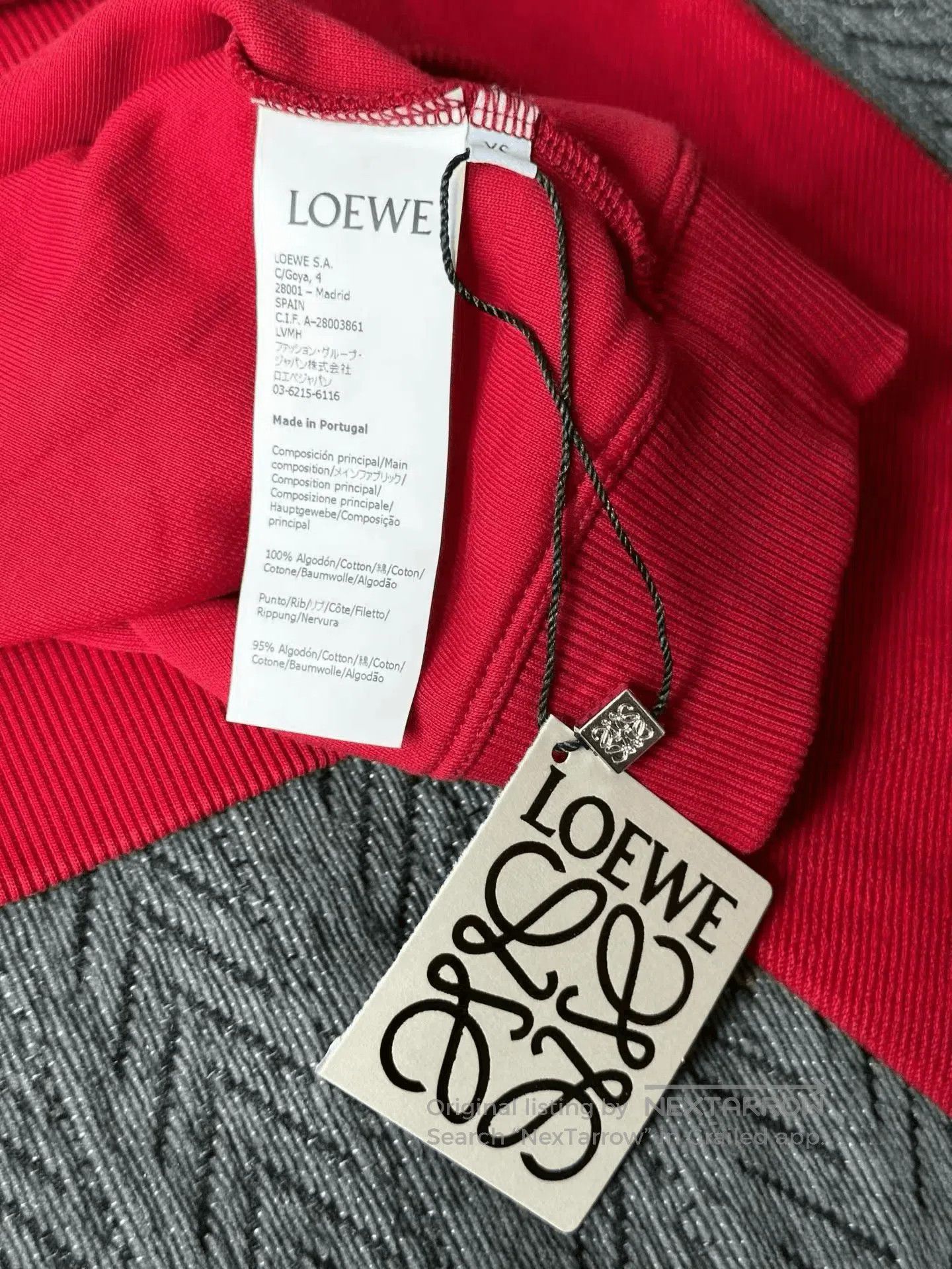 Japanese Brand Loewe Embroidered Logo Hoodie. Size XS / US 0-2 / IT 36-38 - 4 Thumbnail