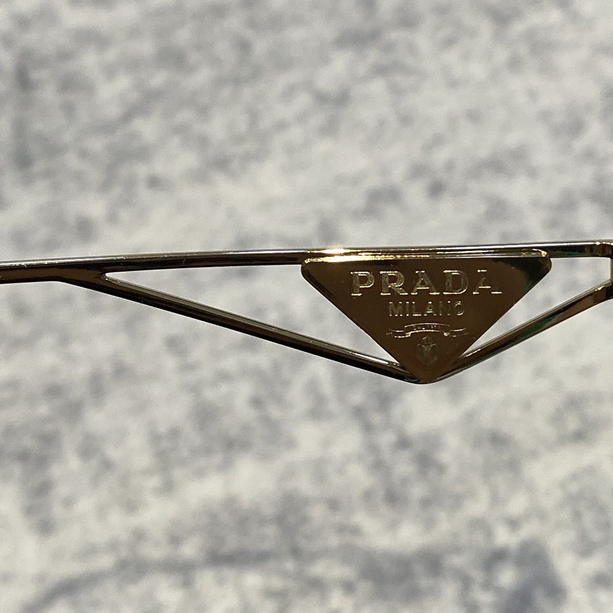 Prada PRADA 0PR A53V ZVN1O1 PALE GOLD Size ONE SIZE - 9 Thumbnail