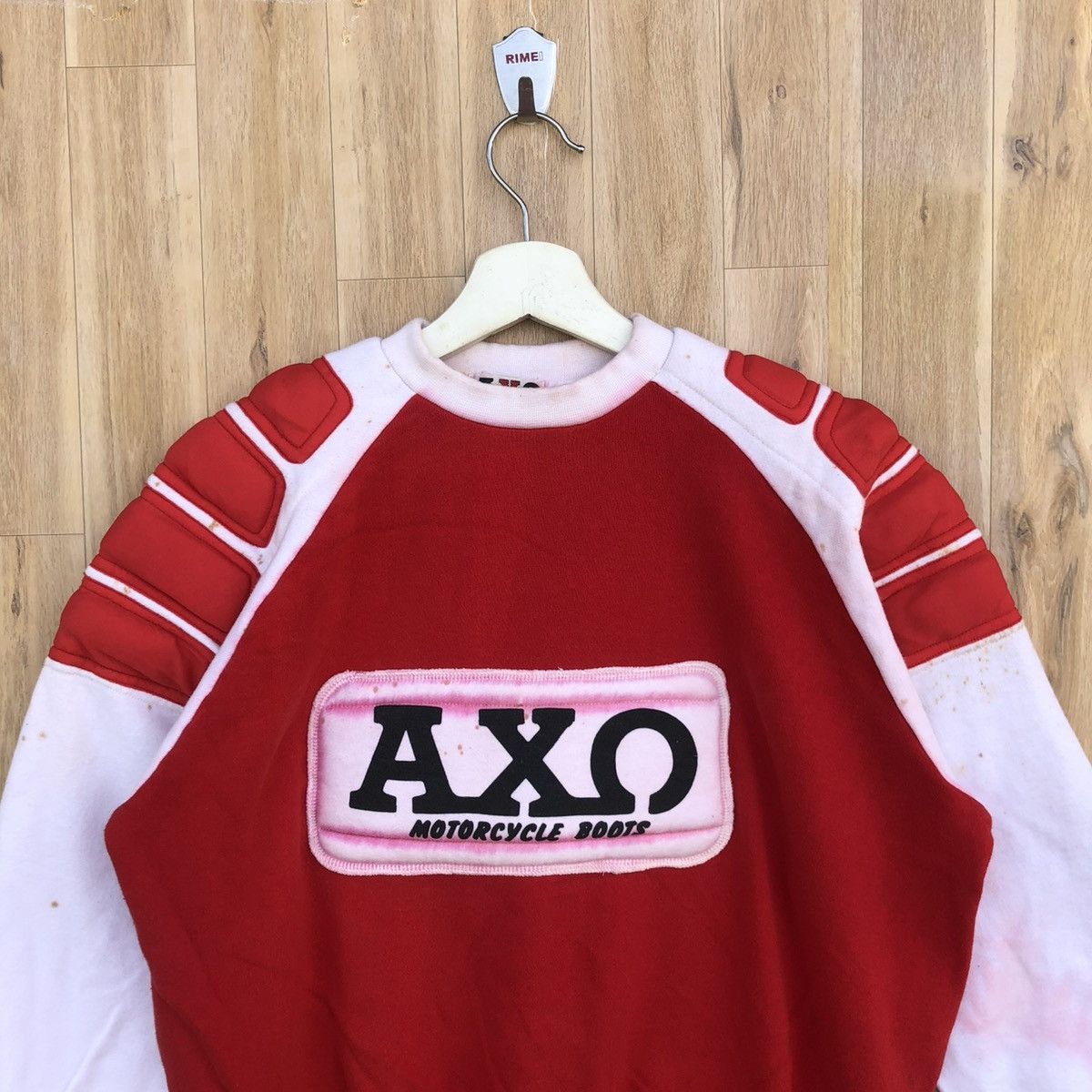 Vintage Vintage Axo Motorcycle Boots Safety Sweatshirt Size US M / EU 48-50 / 2 - 3 Thumbnail