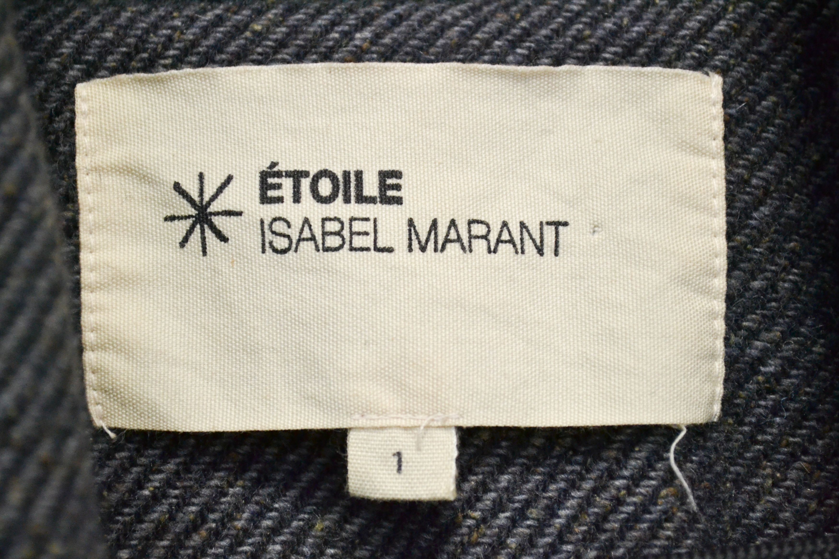Isabel Marant Isabel Marant Étoile Wool Silk Acrylic Gray Blazer Jacket Size XS / US 0-2 / IT 36-38 - 5 Thumbnail
