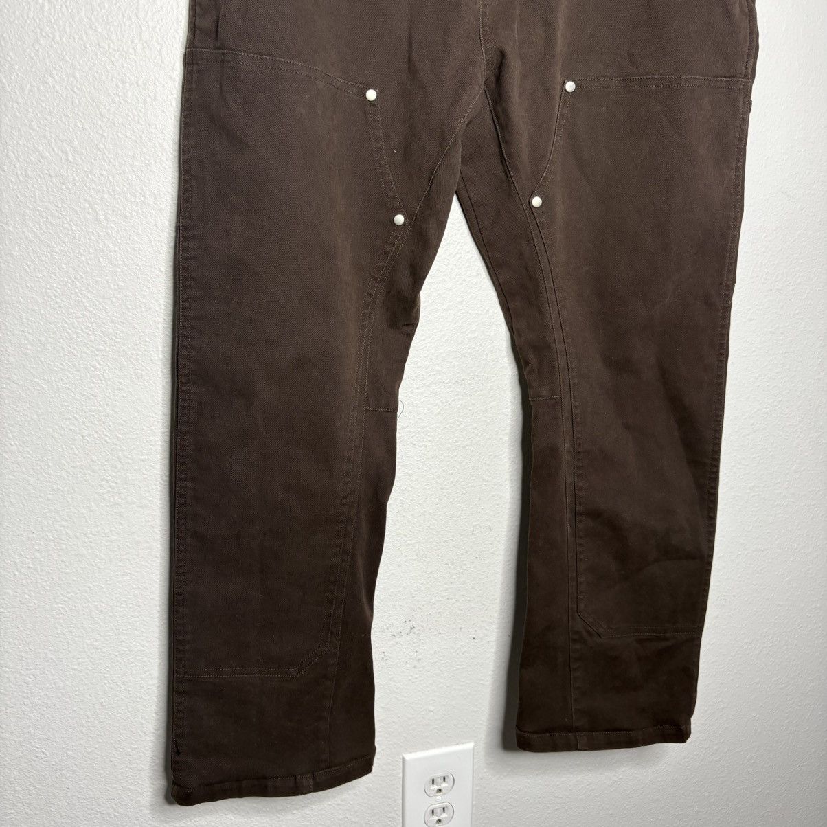 Vuja De VUJA DE Brown Double Knee Pants HEMMED Size US 32 / EU 48 - 4 Thumbnail