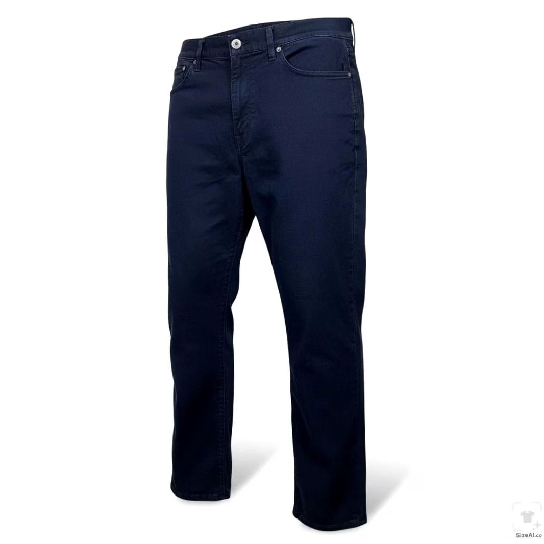Lucky Brand Lucky Brand 121 Heritage Slim Jeans Mens 32x28 Blue Dark Wash Zip Fly Tapered Slim Denim Jeans Size US 32 / EU 48 - 2 Thumbnail
