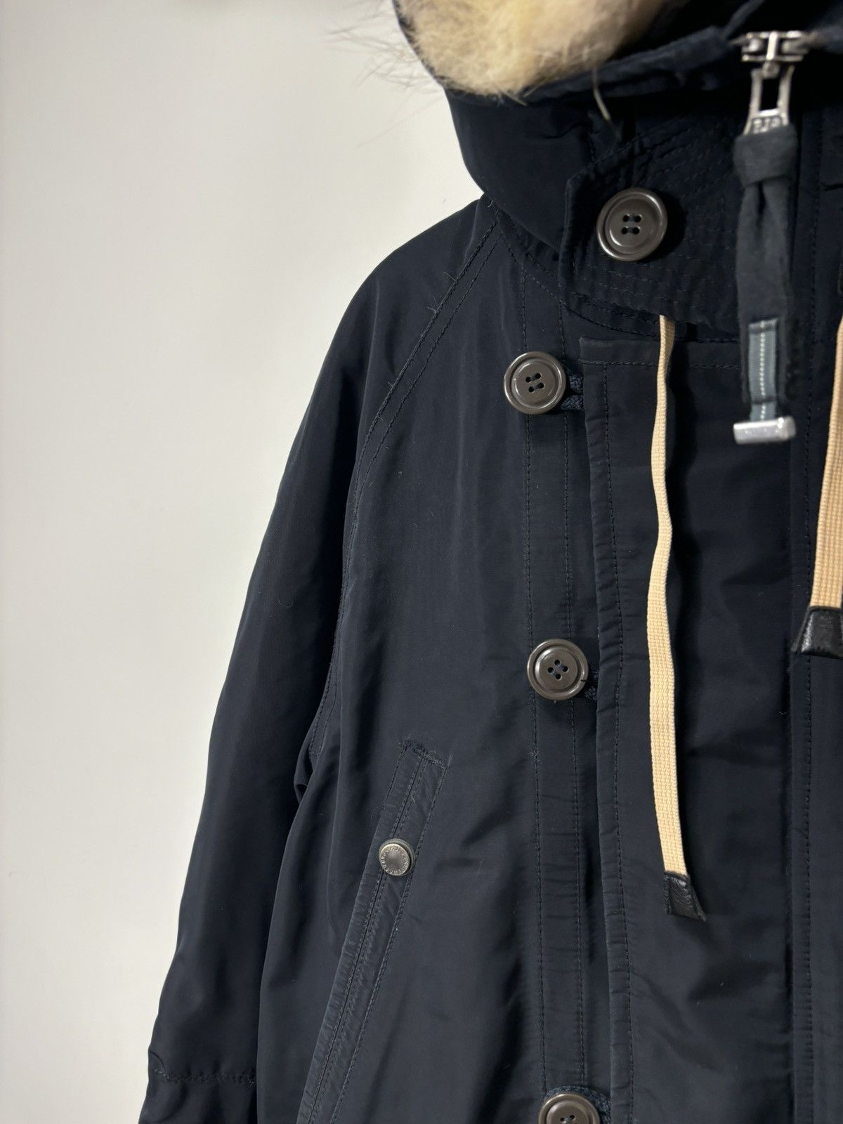 Parajumpers Parajumpers Flea Market Navy Fur Down Puffer Jacket Parka Size US L / EU 52-54 / 3 - 8 Thumbnail
