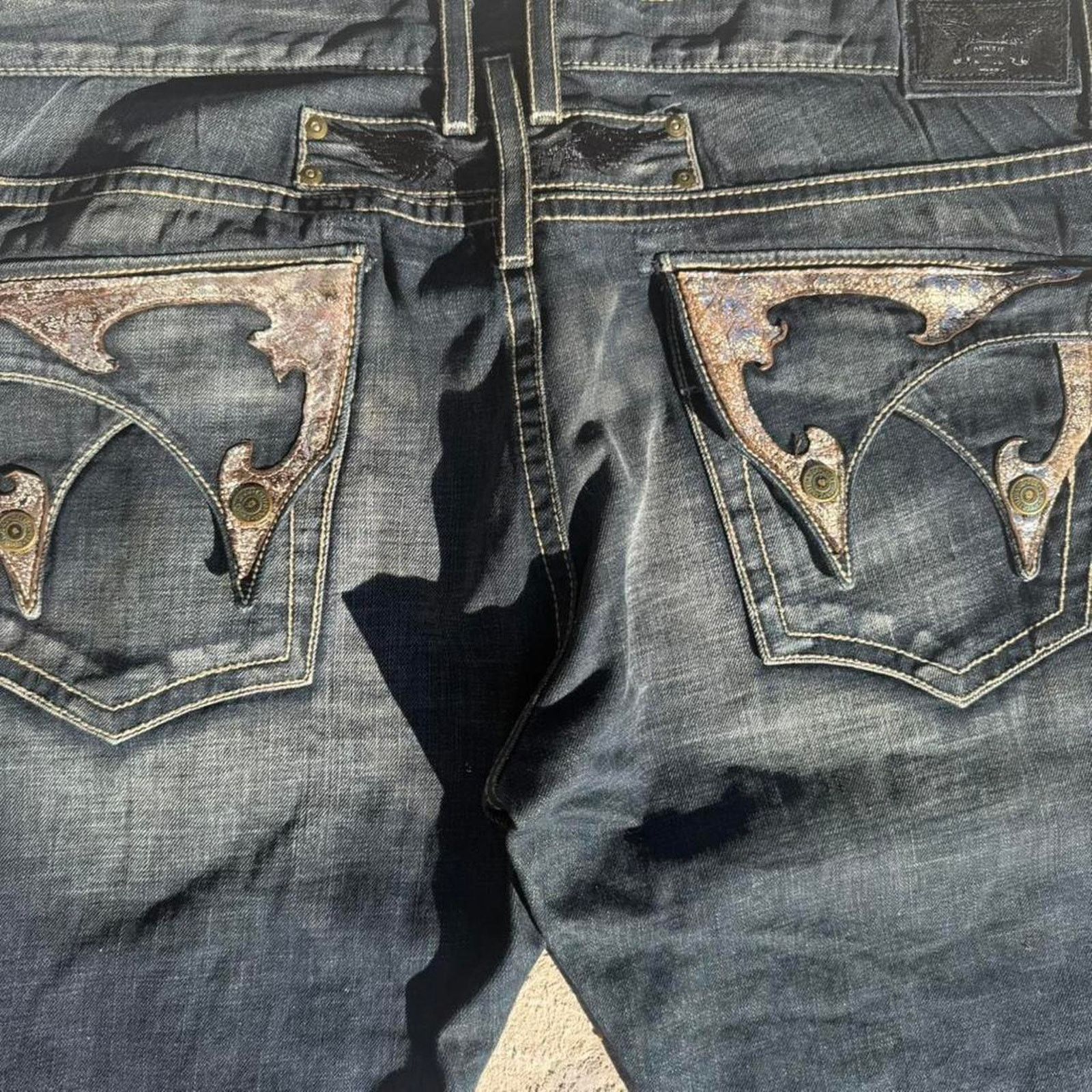 True Religion Baggy double wing robin jeans Size US 44 / EU 60 - 1 Thumbnail
