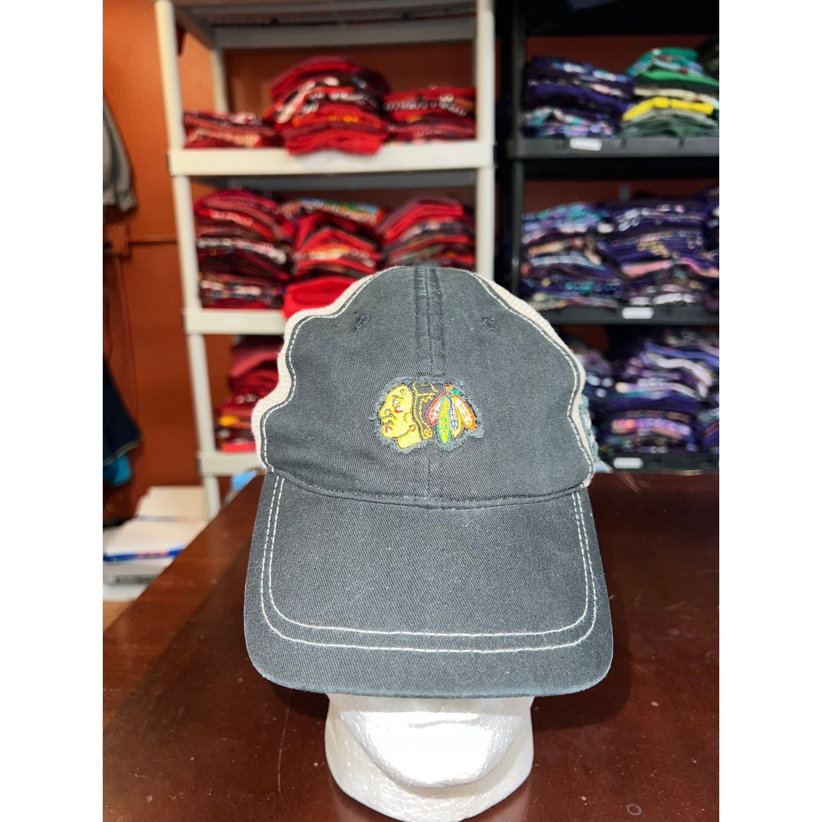 NHL Chicago Blackhawks Hat Old Time Hockey Cap NHL Sample Size ONE SIZE - 1 Thumbnail