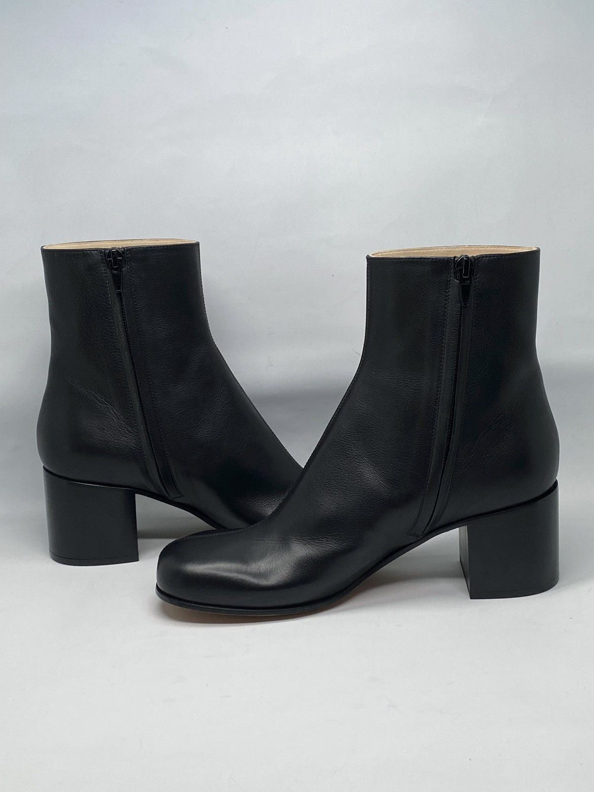 Loewe Loewe Terra 60MM Leather Ankle Booties size 39 Size US 9 / IT 39 - 10 Thumbnail