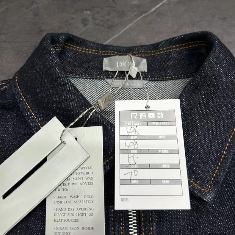 Dior Dior 1947 Embroidered Denim Zip Jacket-2505 Size US M / EU 48-50 / 2 - 5 Thumbnail