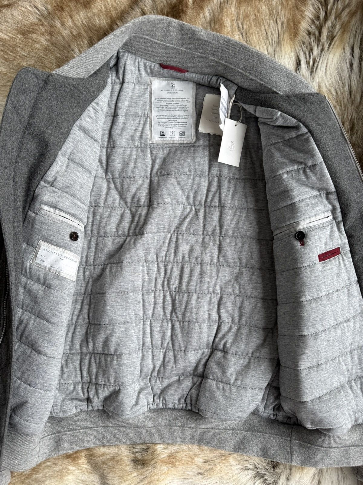 Brunello Cucinelli Cashmere bomber jacket Size US S / EU 44-46 / 1 - 6 Thumbnail