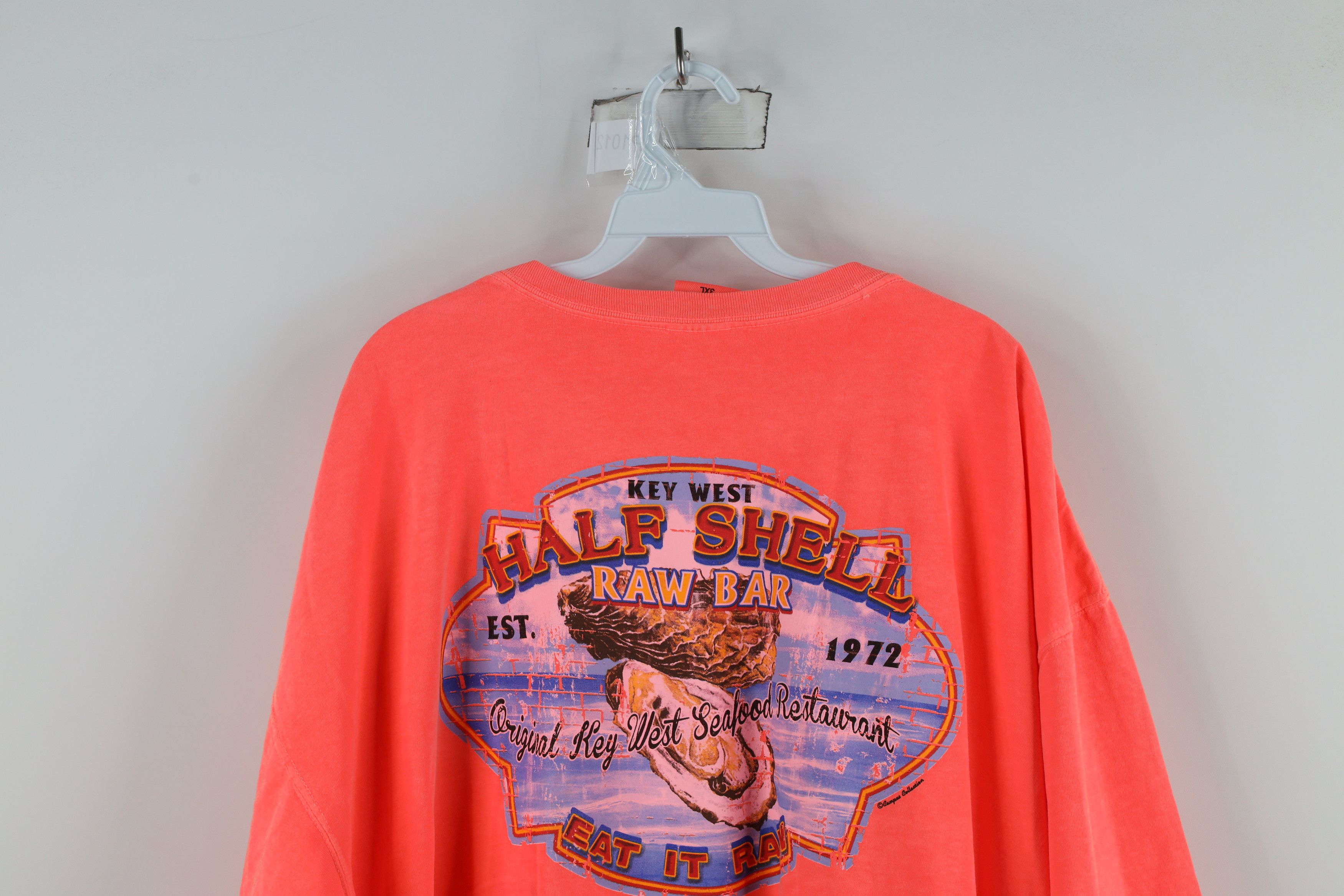 Vintage Vintage Streetwear West Raw Bar Eat It Raw Oyster T-Shirt Size US XXL / EU 58 / 5 - 10 Thumbnail