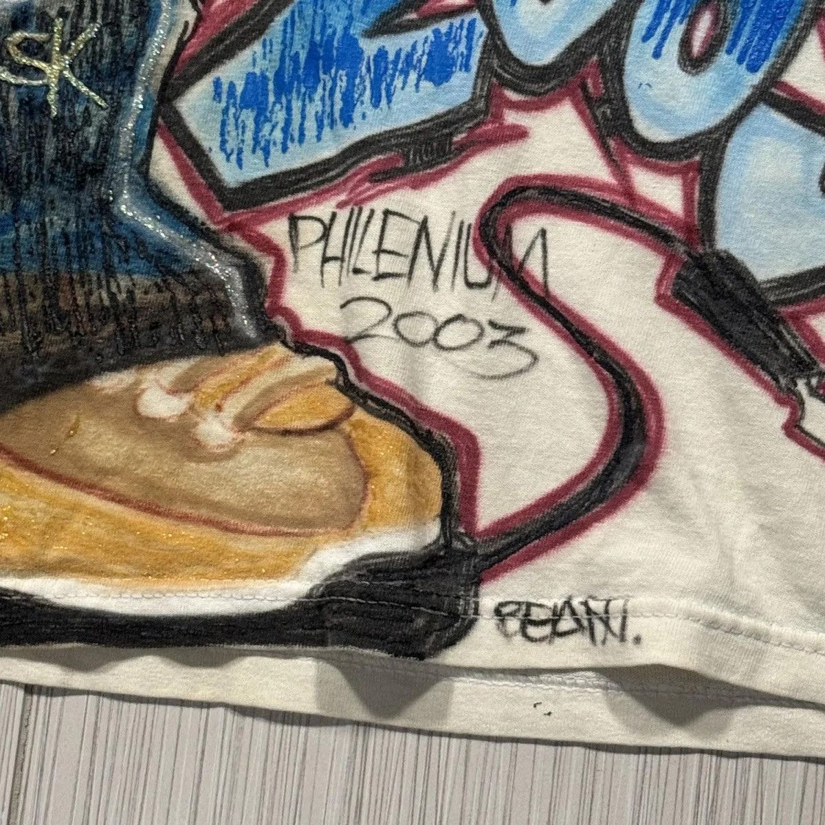 Vintage Vintage Airbrushed Graffiti Philenium 2003 T Shirt L Size US L / EU 52-54 / 3 - 2 Thumbnail
