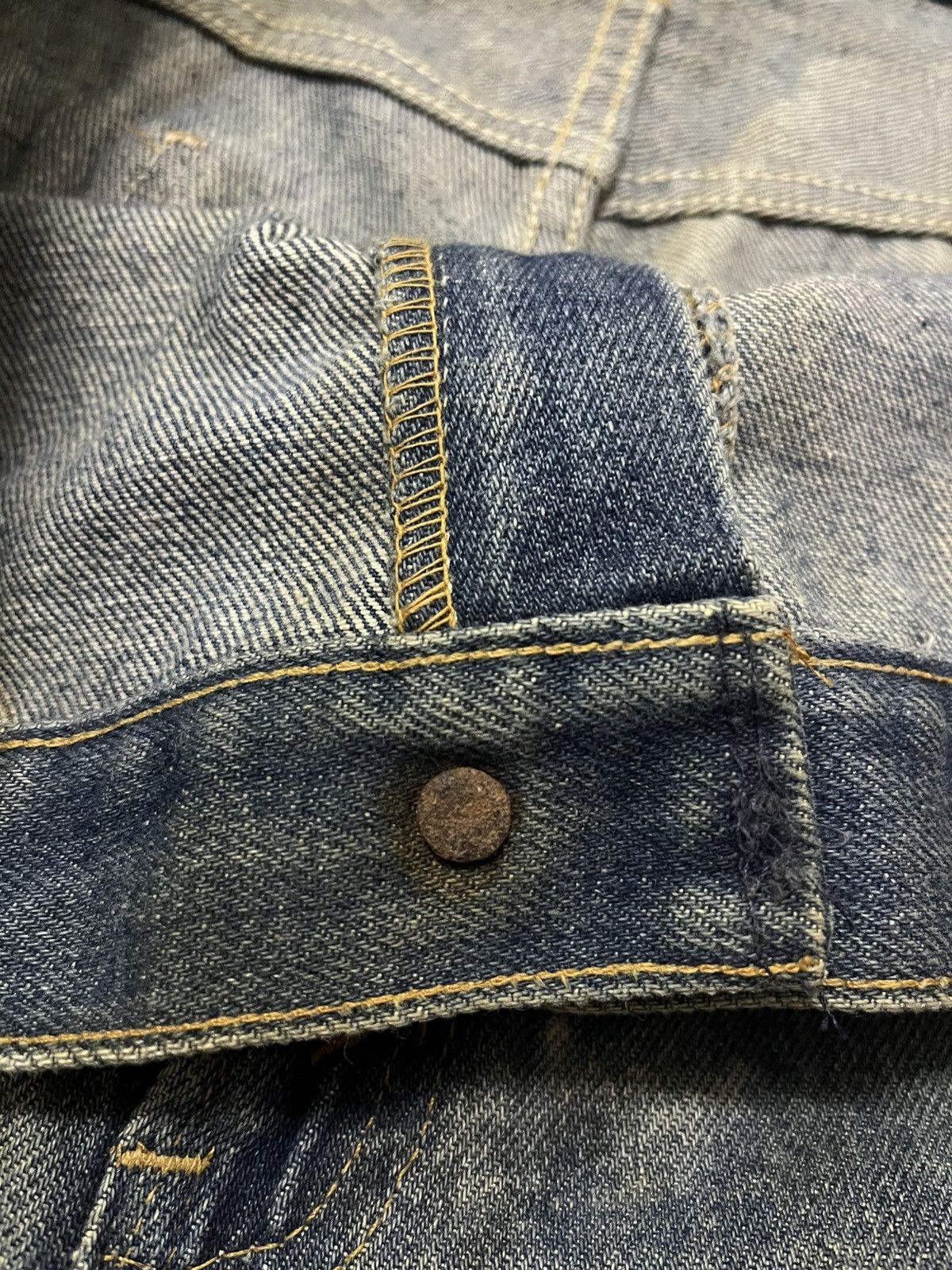 Levi's True crazy vintage rare 70s levis oren tag 646 bell bottom Size US 37 - 17 Thumbnail