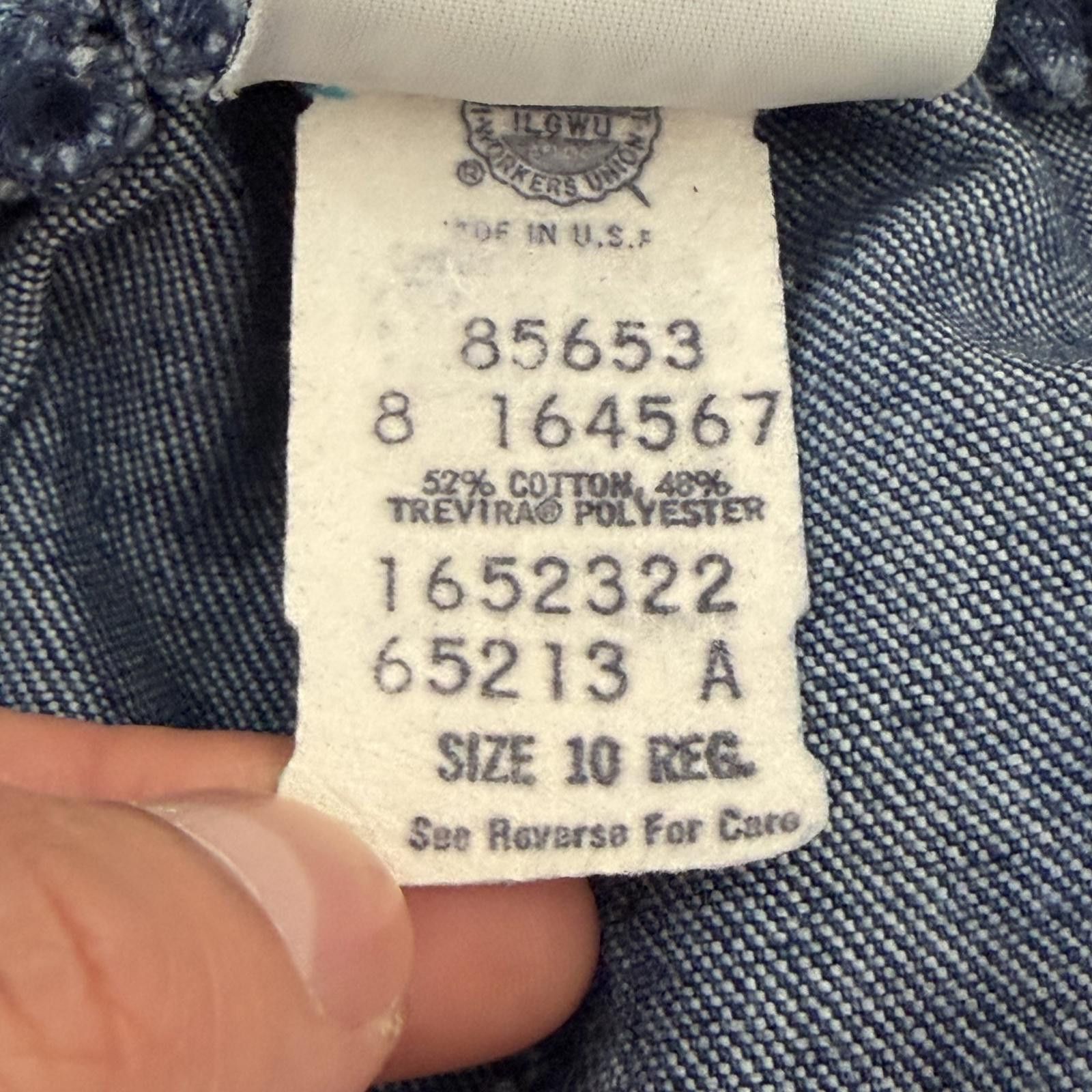 Other Vintage 80s Koret City Blues Denim Pants NO BUTTON Size 32" / US 10 / IT 46 - 5 Thumbnail
