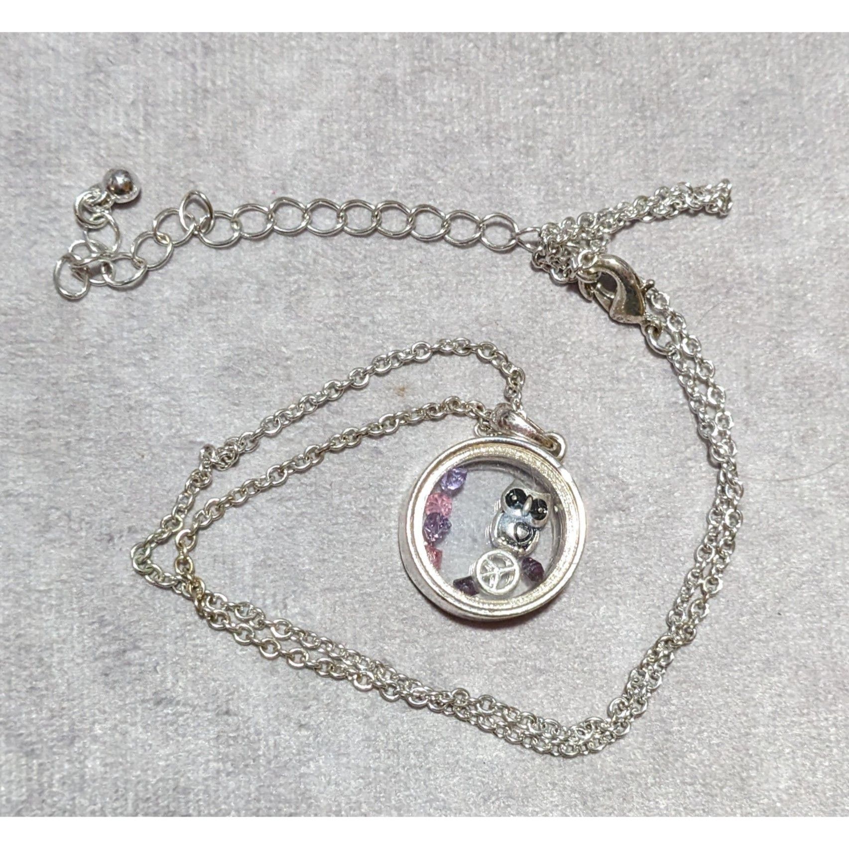 Other Owl Floating Locket Necklace Size ONE SIZE - 13 Thumbnail