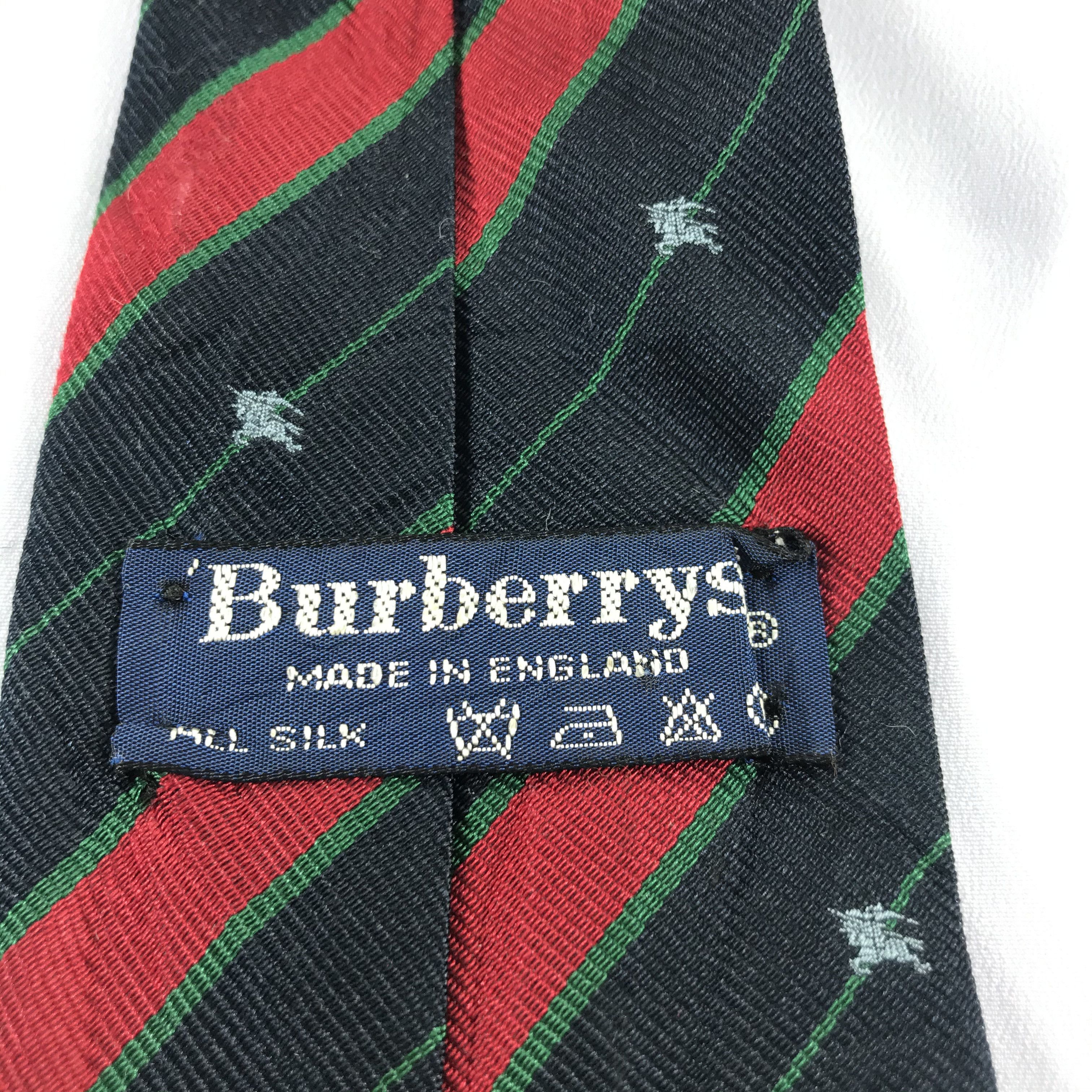 Burberry Burberrys Silk Neck Ties T4 Size ONE SIZE - 2 Thumbnail