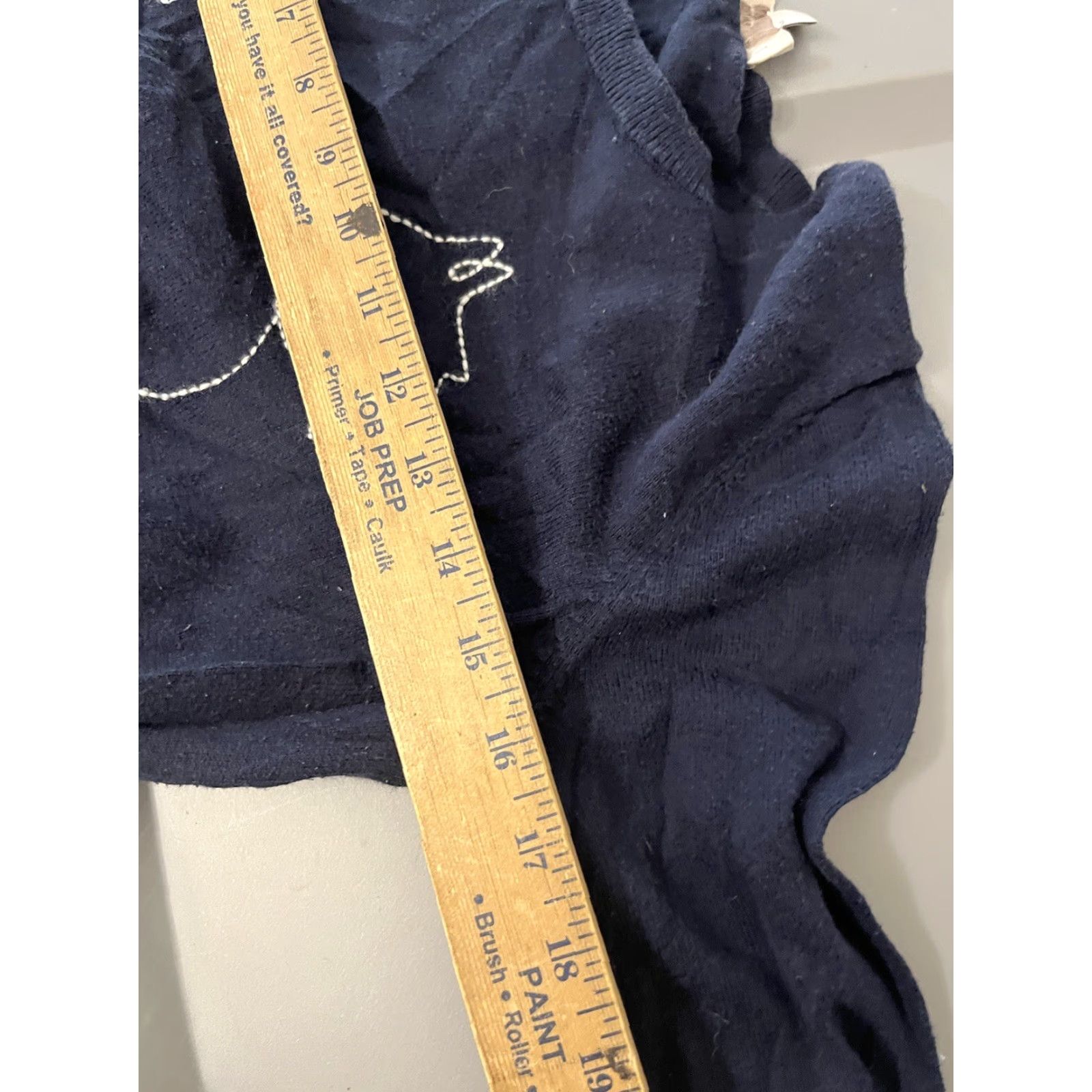Express VINTAGE LOFT OUTLET NAVY BLUE DOG SWEATER WOMENS XS Pullover Cotton 90s Pet Clothes Size XS / US 0-2 / IT 36-38 - 5 Thumbnail