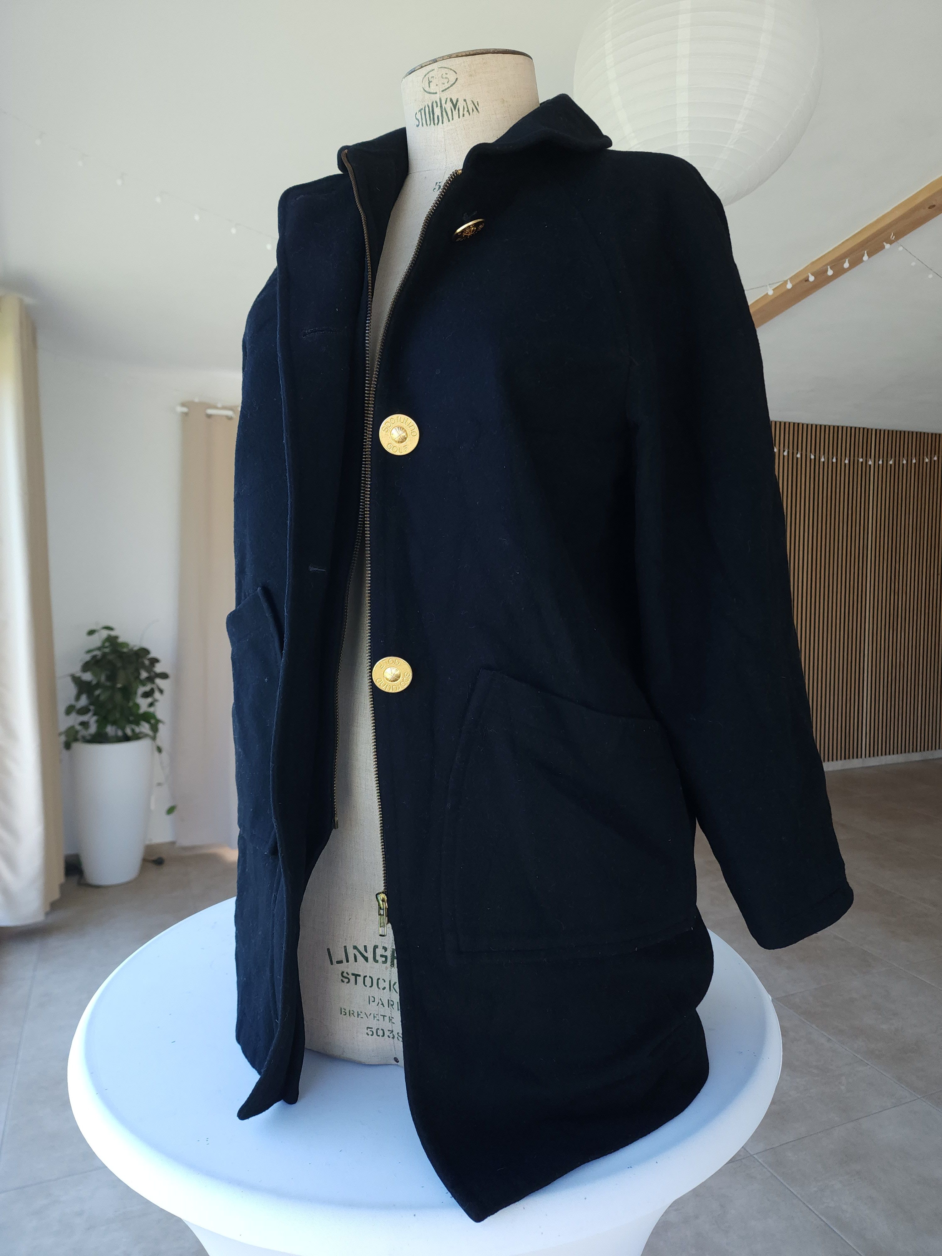 Other Rare Vintage Wool Coat by Sporutino Golf | Made in Japan Size M / US 6-8 / IT 42-44 - 2 Thumbnail