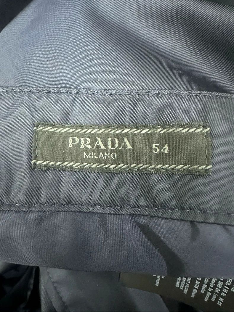 Prada Metal Triangle Pocket Casual Pants -2505