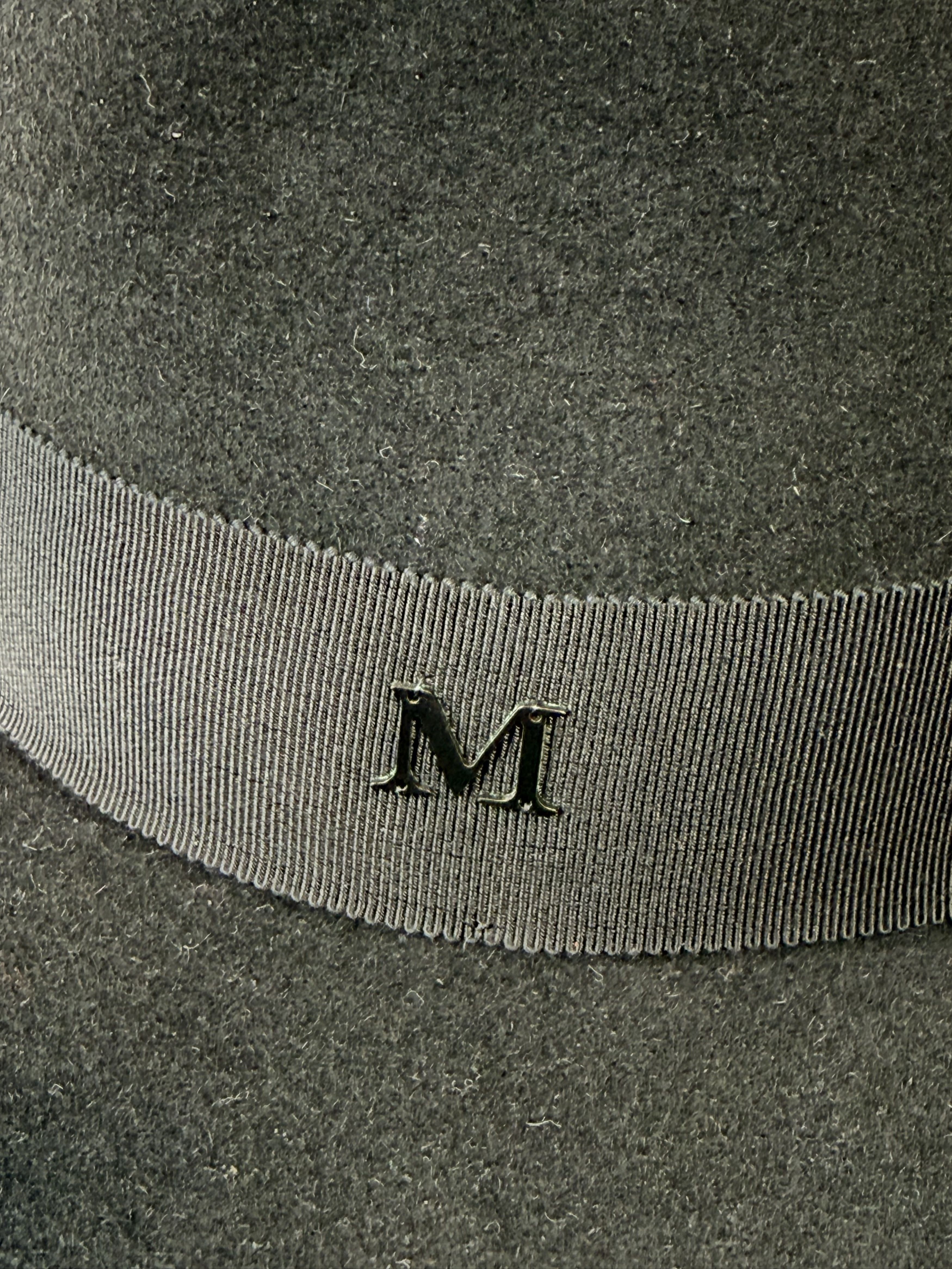 Maison Michel Maison Michel Paris Black Ribbon Wool-Felt Hat Size S Size ONE SIZE - 6 Thumbnail
