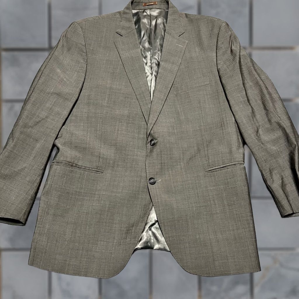 Peter Millar VINTAGE Peter Millar Blazer Men 46R Gray Wool Sport Jacket Coat Size 46R - 1 Thumbnail