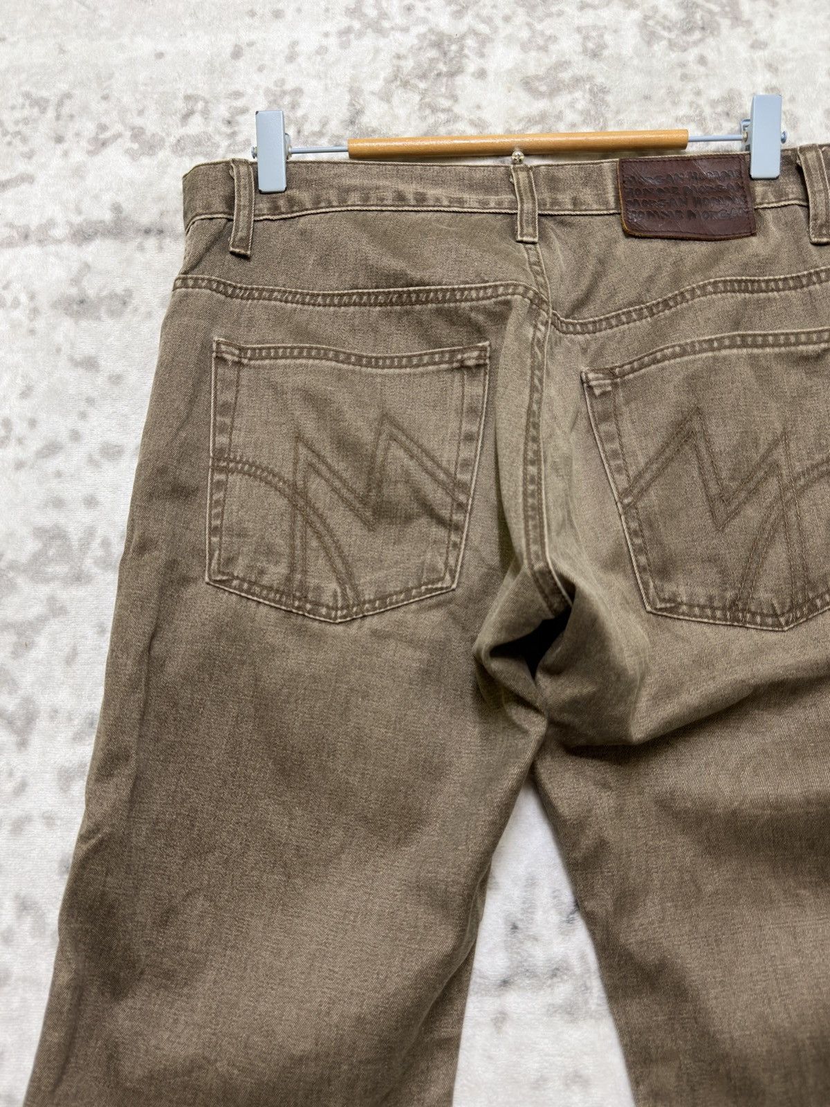 Morgan Homme Vintage Morgan Homme Brown Flared Pants Bootcut Archive Size US 31 - 9 Thumbnail