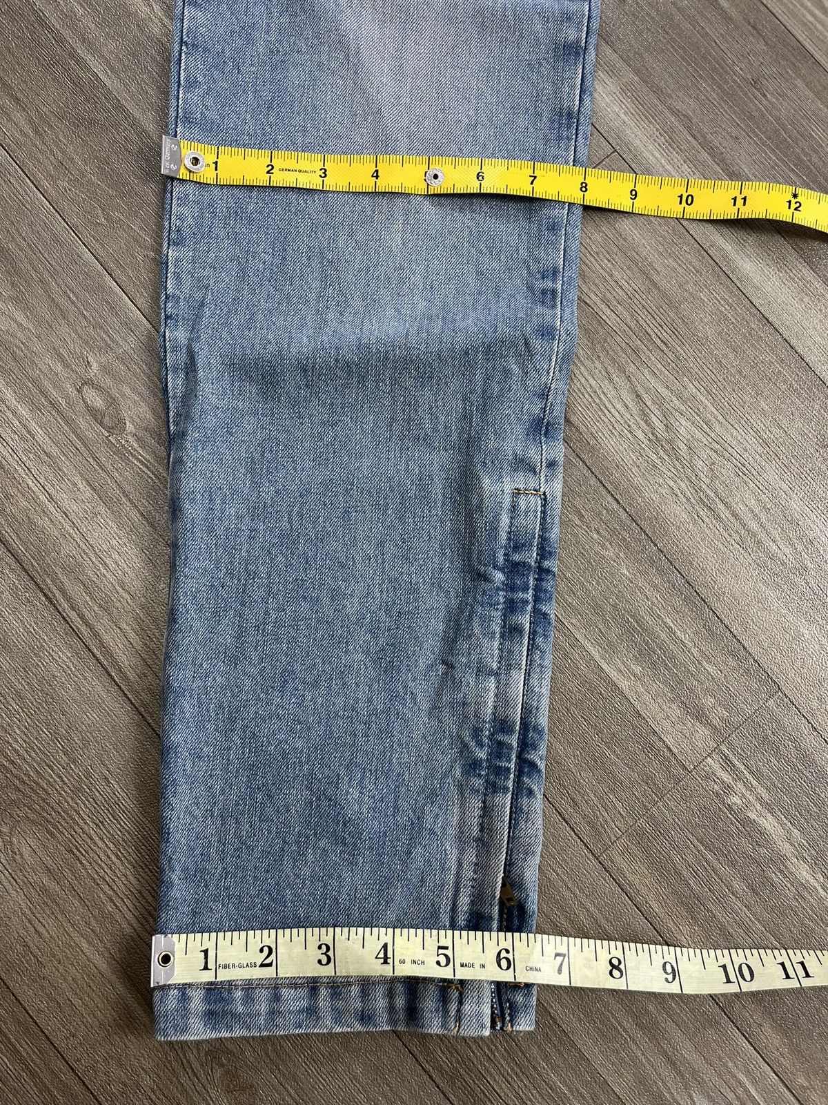 Issey Miyake 2000s Tsumori Chisato Issey Miyake Carpenter Faded Jeans Size US 29 - 19 Thumbnail