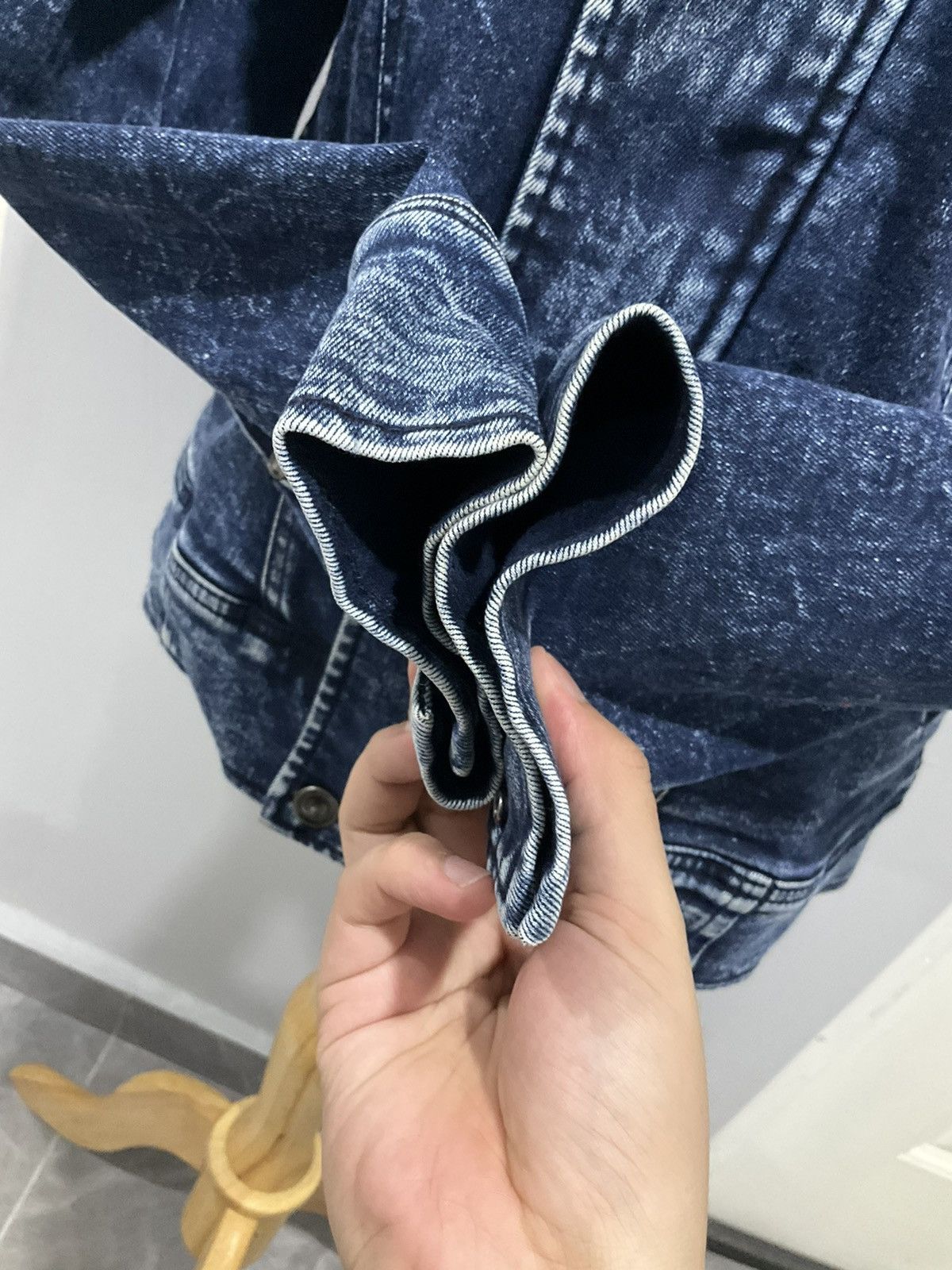 If Six Was Nine × Japanese Brand × Le Grande Bleu (L.G.B.) Rare Jacket Biker Denim Japan Brand Size S / US 4 / IT 40 - 10 Thumbnail