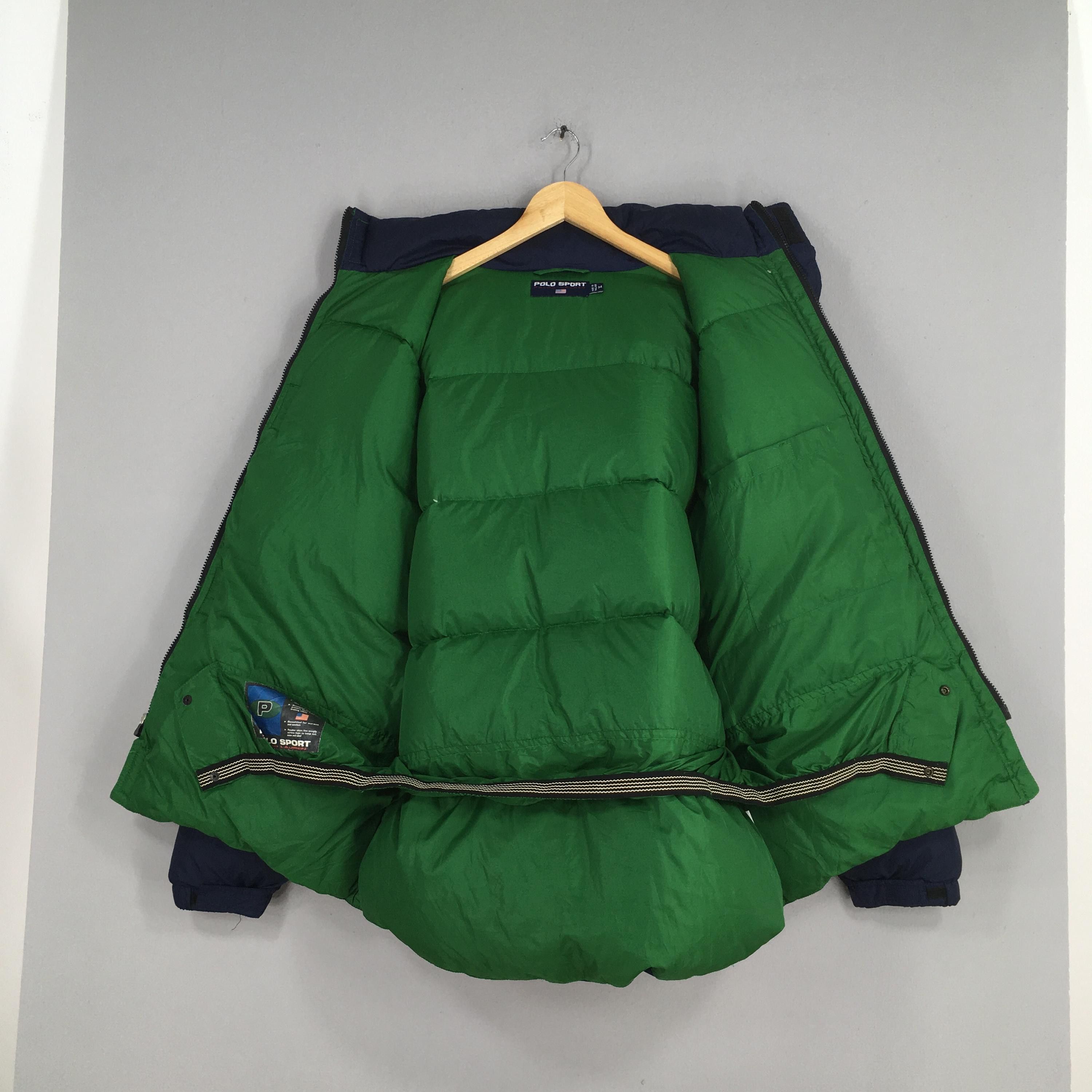 Vintage 90's Polo Sport Puffer Bomber Jacket Medium
