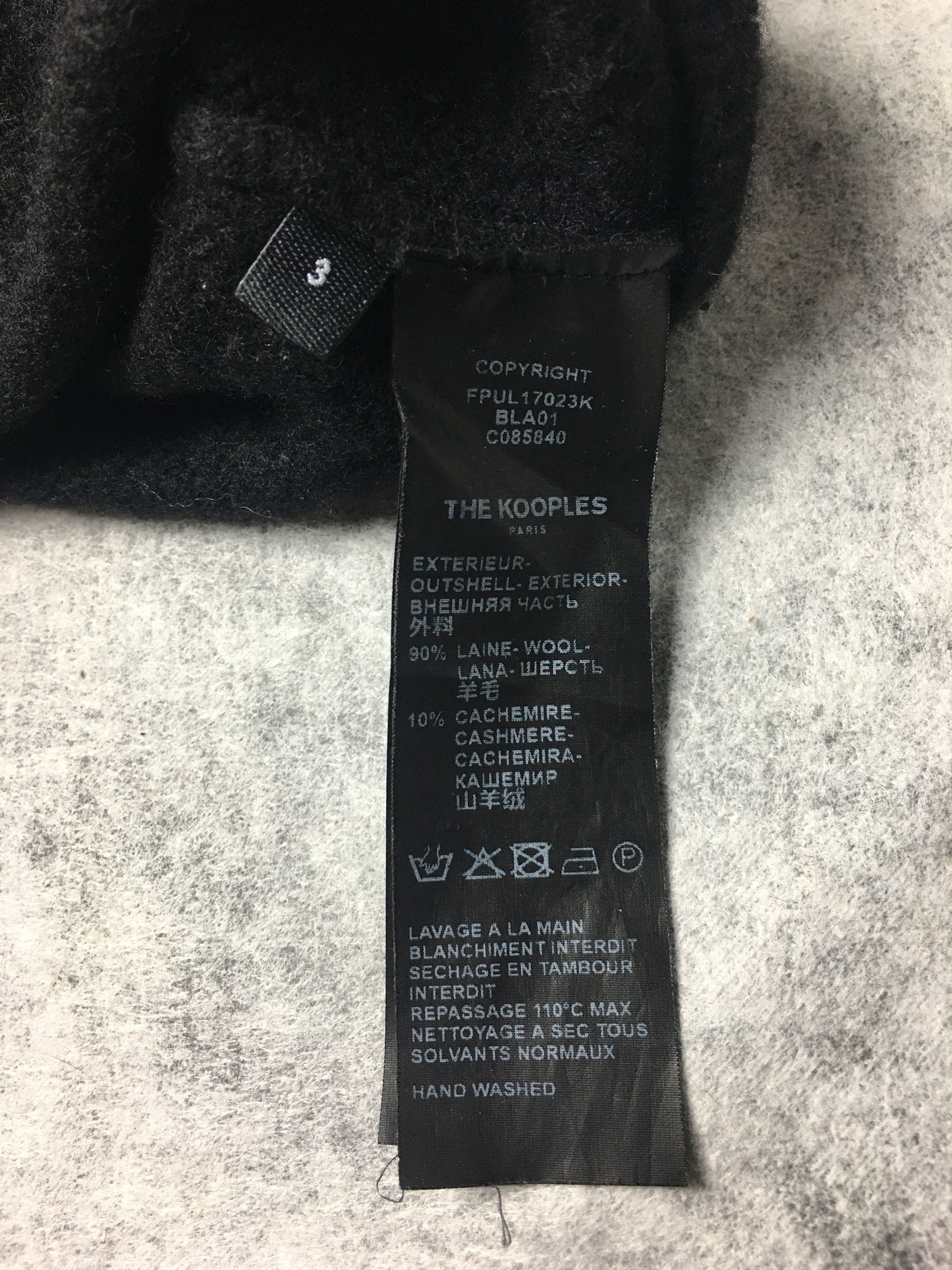 The Kooples The Kooples Pierced Wool Cashmere Blend Sweater Black Size 3 Size M / US 6-8 / IT 42-44 - 12 Thumbnail