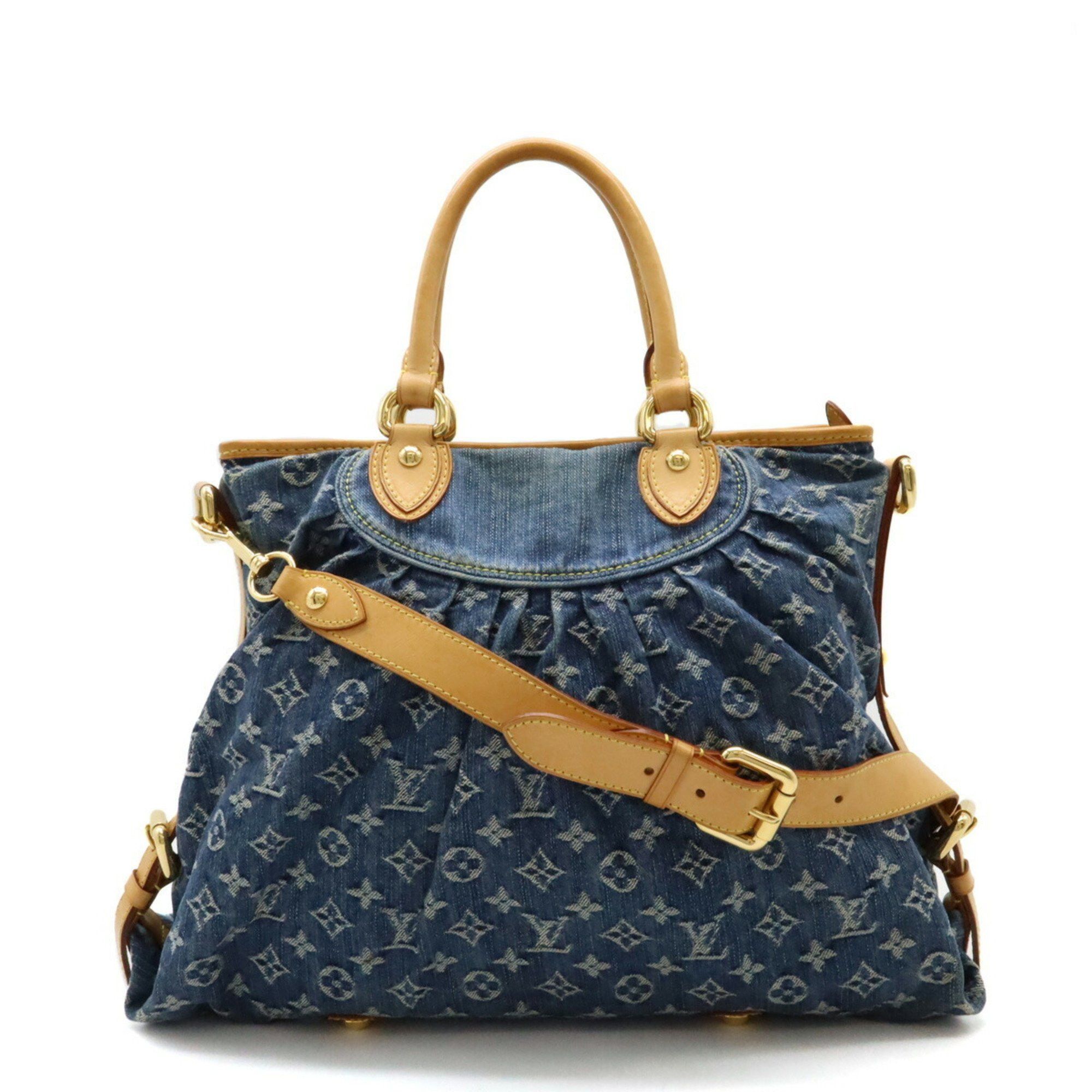 Louis Vuitton Louis Vuitton Monogram Denim Neo Cavi GM Tote Bag Handbag Shoulder Blue M95350 Size ONE SIZE - 1 Thumbnail