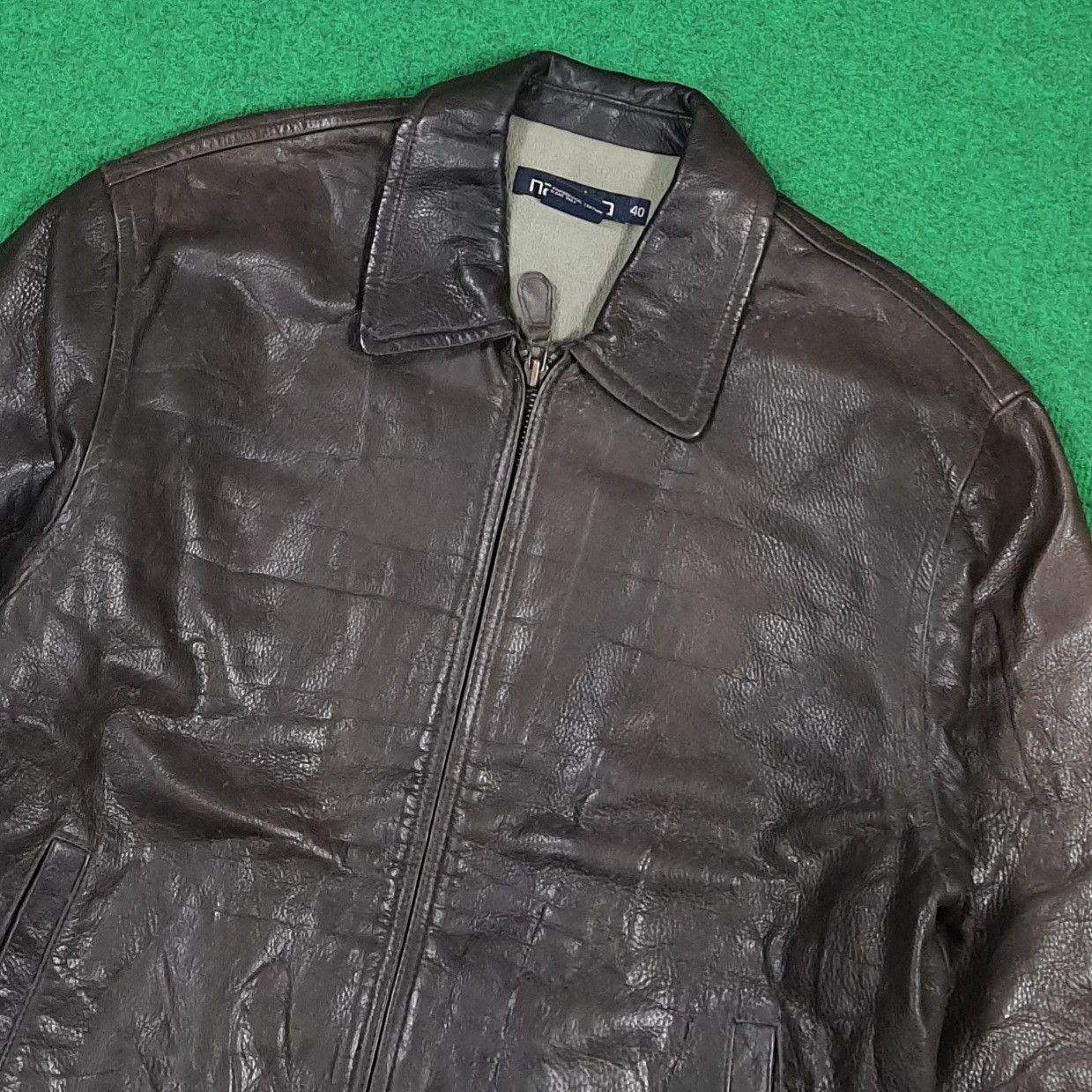Nautica Vintage Nautica Custom Skeleton Bone Leather Jacket C290N28 Size US M / EU 48-50 / 2 - 4 Thumbnail