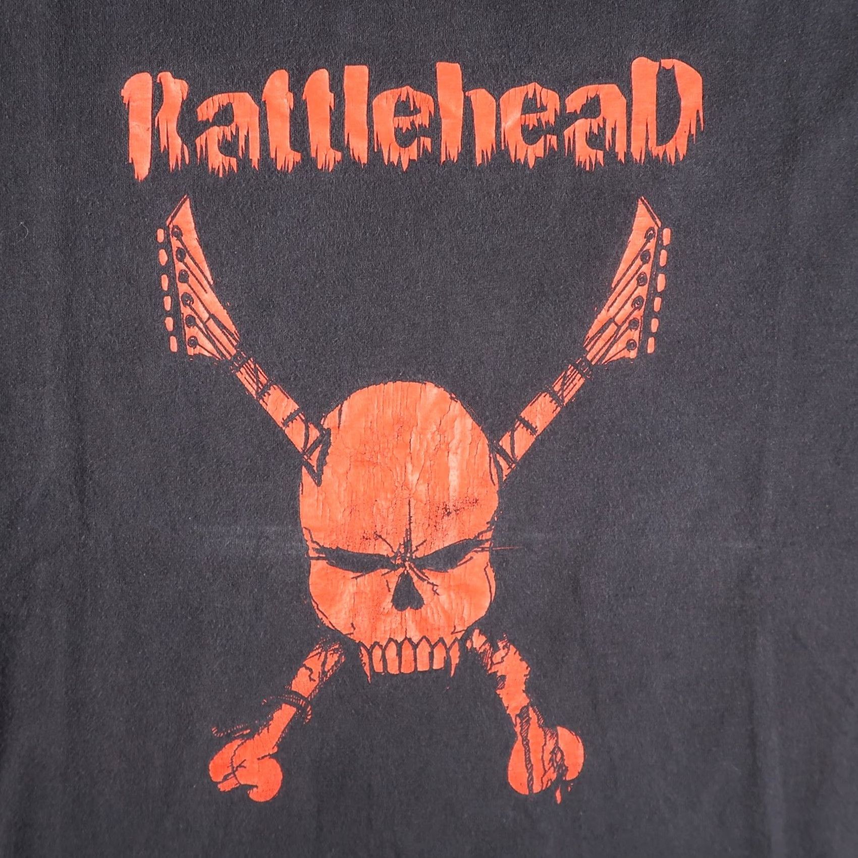 Vintage Vintage Rattlehead Metal Band T Shirt L Black Cotton Music Shirt Mens 90s Grunge Punk Hipster Ska? Size US L / EU 52-54 / 3 - 3 Thumbnail