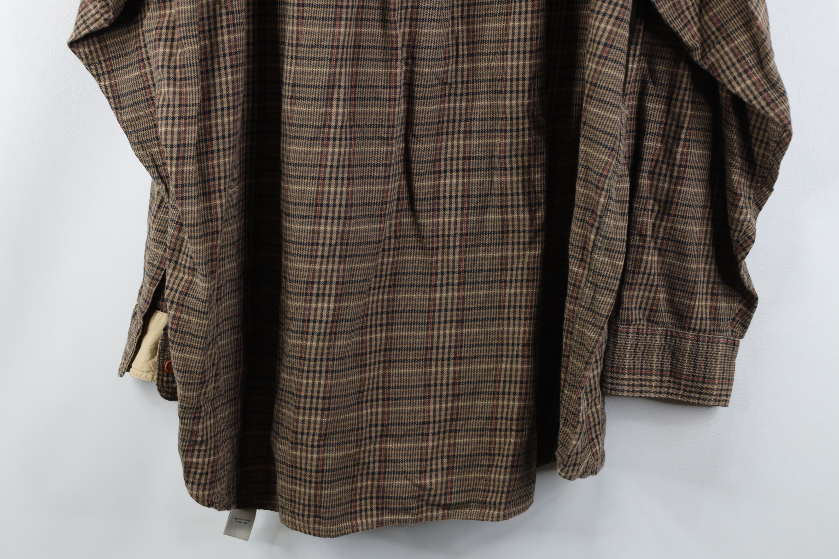 Orvis Vintage 90s Orvis Flannel Collared Button Down Shirt Size US XL / EU 56 / 4 - 12 Thumbnail