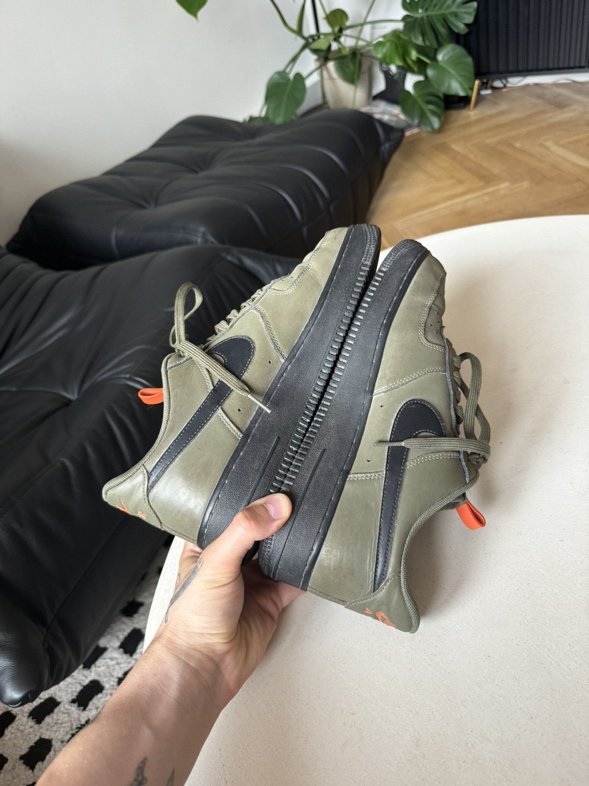 Nike Nike Air Force 1 Low Military Green 2019 Sneakers Hype Rare Size US 9.5 / EU 42-43 - 5 Thumbnail