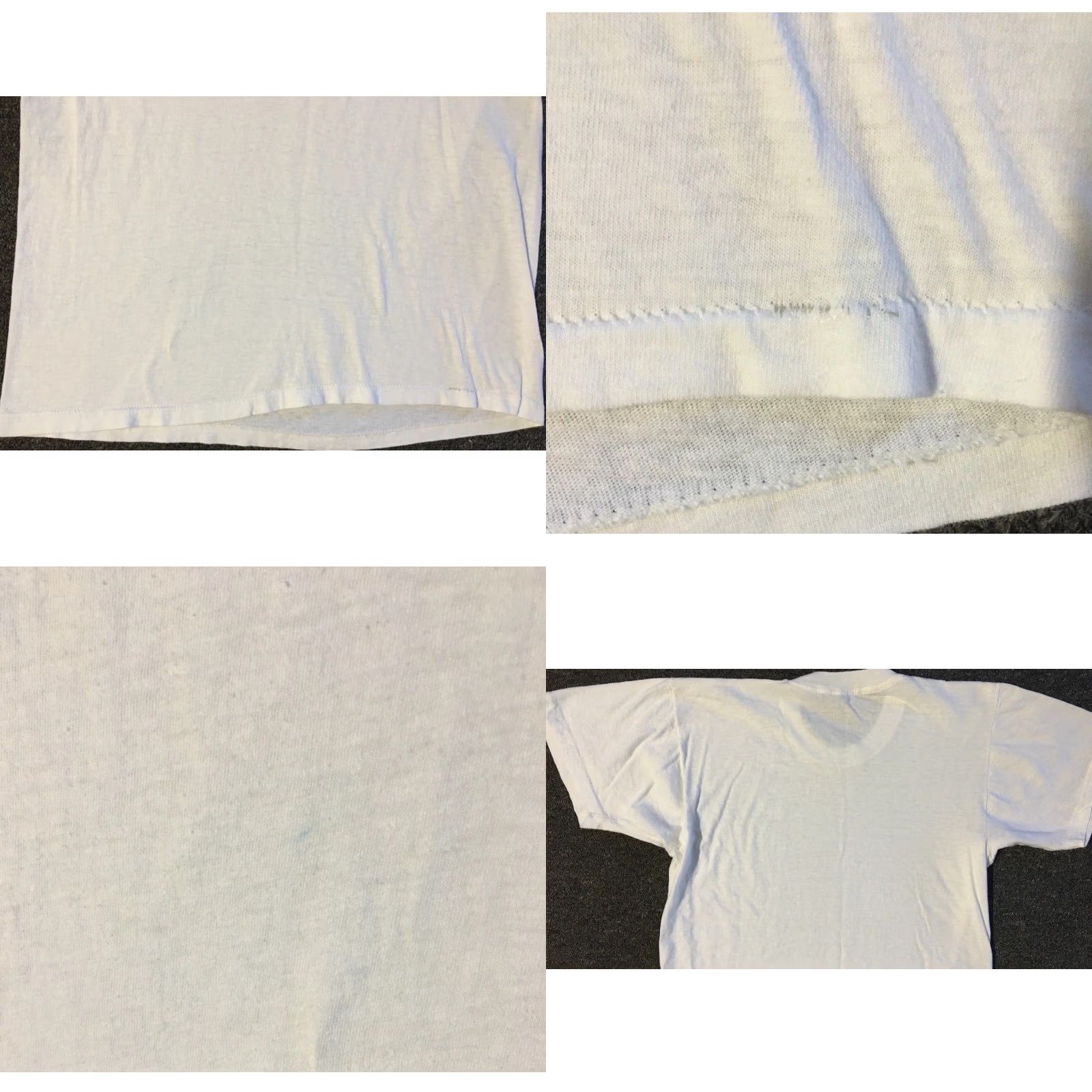 Fruit Of The Loom VINTAGE Fruit of the Loom Shirt S USA Single Stitch 80s 90s Biker Grunge Punk Surf Skate White Men's Small Slim FOTL Size US S / EU 44-46 / 1 - 8 Thumbnail