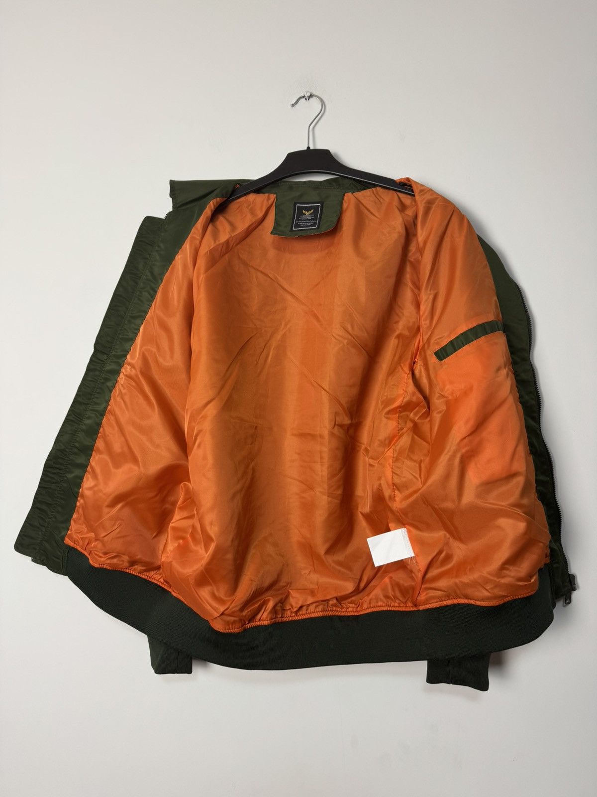 Vintage Vintage Unsocial MA-1 Bomber Olive Green Avant Garde Style Size US M / EU 48-50 / 2 - 10 Thumbnail