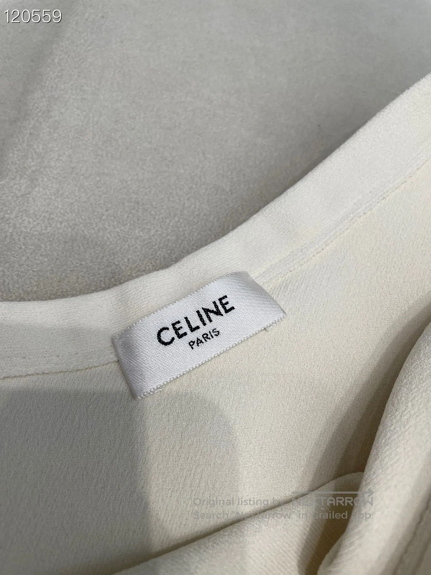 Celine Celine Knit Ruffle Off. Size M / US 6-8 / IT 42-44 - 3 Thumbnail