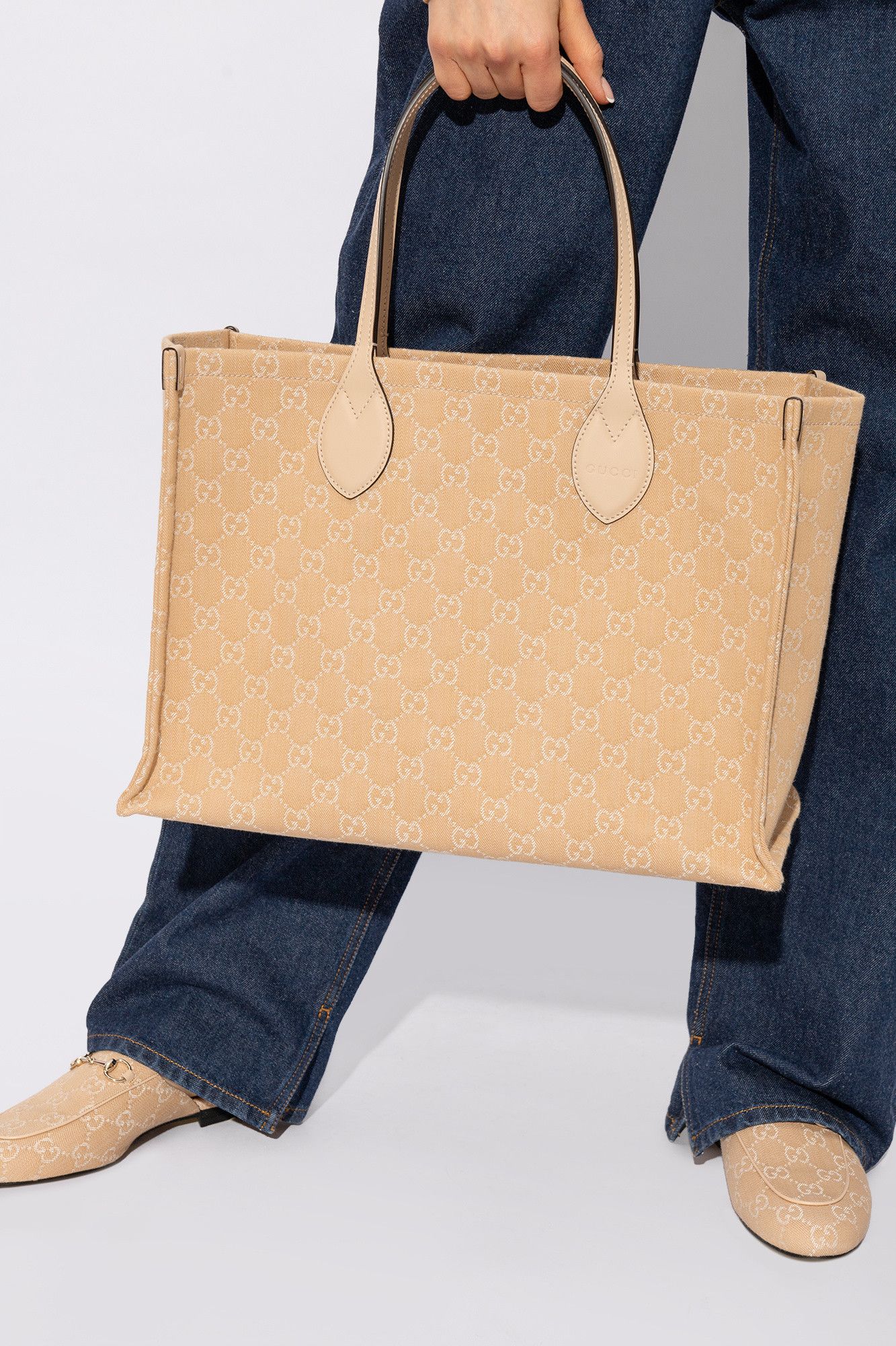 Gucci o1la5ras0526 Size: OS / Ophidia Large Tote Bag in Beige Size ONE SIZE - 2 Thumbnail