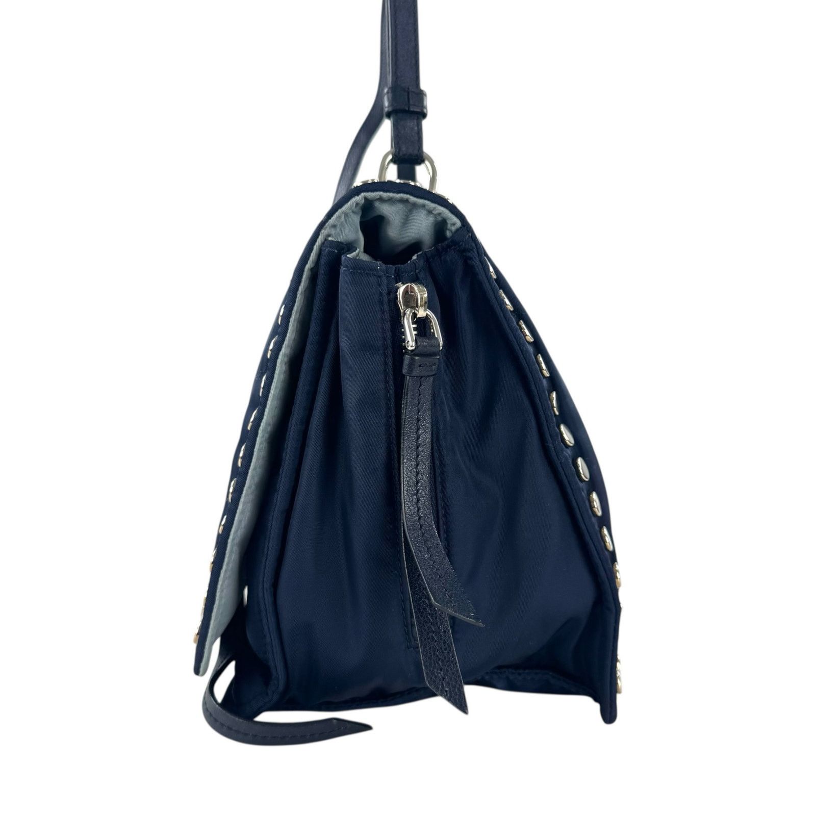 Prada Prada Studded Nylon Shoulder Bag Size ONE SIZE - 6 Thumbnail