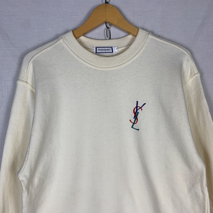 Ysl sweatshirt vintage hot sale