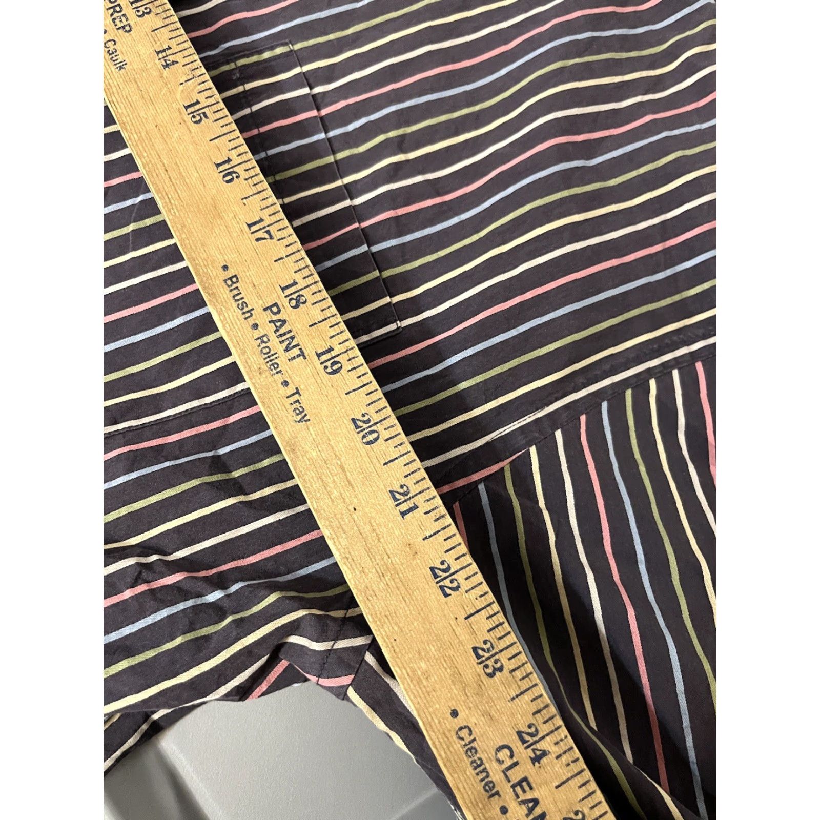 BUGATCHI Bugatchi Uomo Mens Shirt Long Sleeve Multicolor Striped Button Down Size US L / EU 52-54 / 3 - 5 Thumbnail