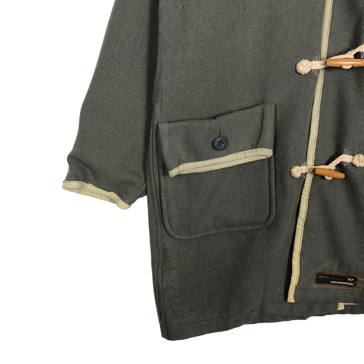 Japanese Brand 🔥90’s Vintage Diesel Wool Duffle Work Long Jacket Size US M / EU 48-50 / 2 - 4 Thumbnail