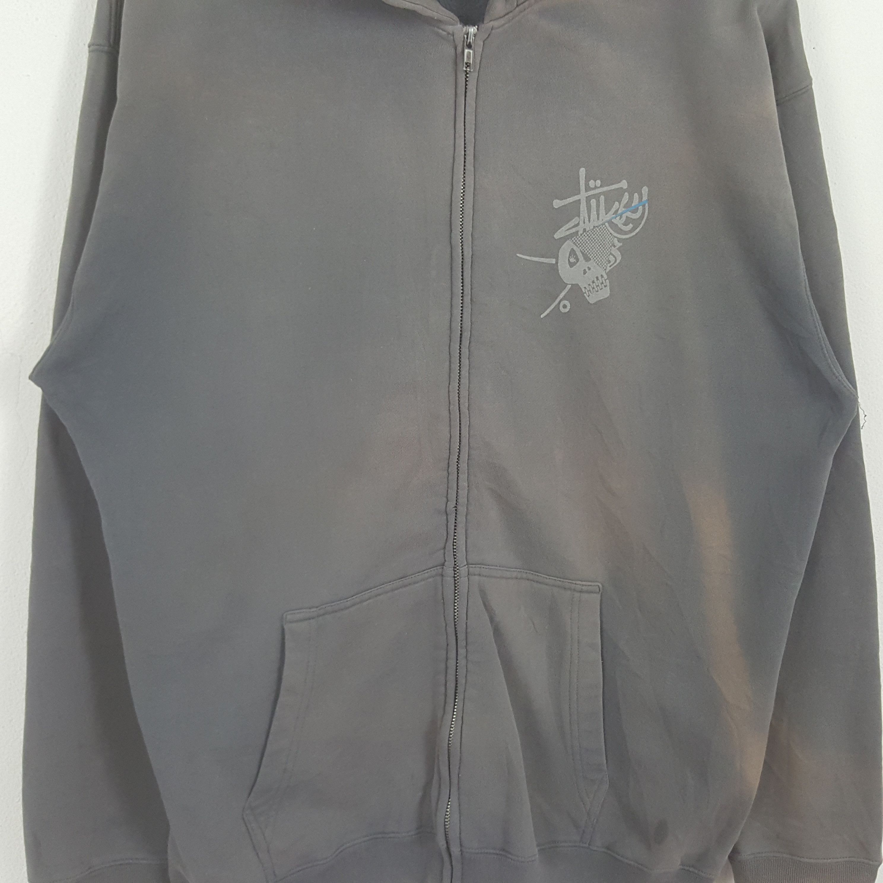 Stussy × Vintage Vintage Stussy Streetwear Style Zipper Hoodies Size US L / EU 52-54 / 3 - 4 Thumbnail