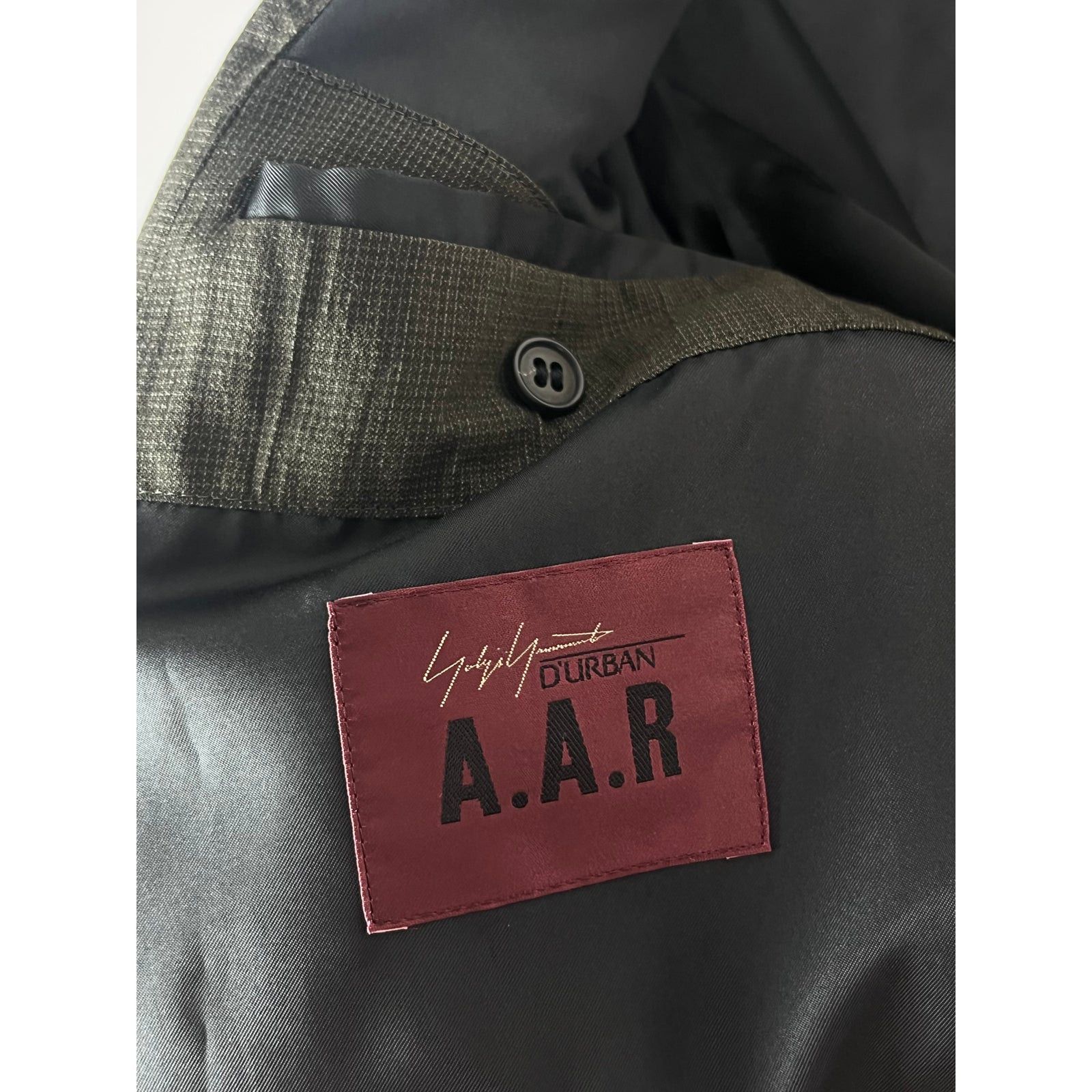 Yohji Yamamoto A.A.R Yohji Yamamoto D'URBAN Suit Japan designer wool blend Size 48R - 5 Thumbnail
