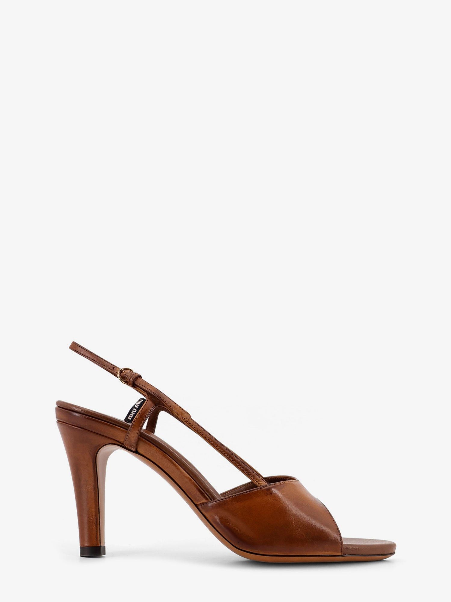 Miu Miu Vintage Leather Sandals Size US 10 / IT 40 - 1 Thumbnail
