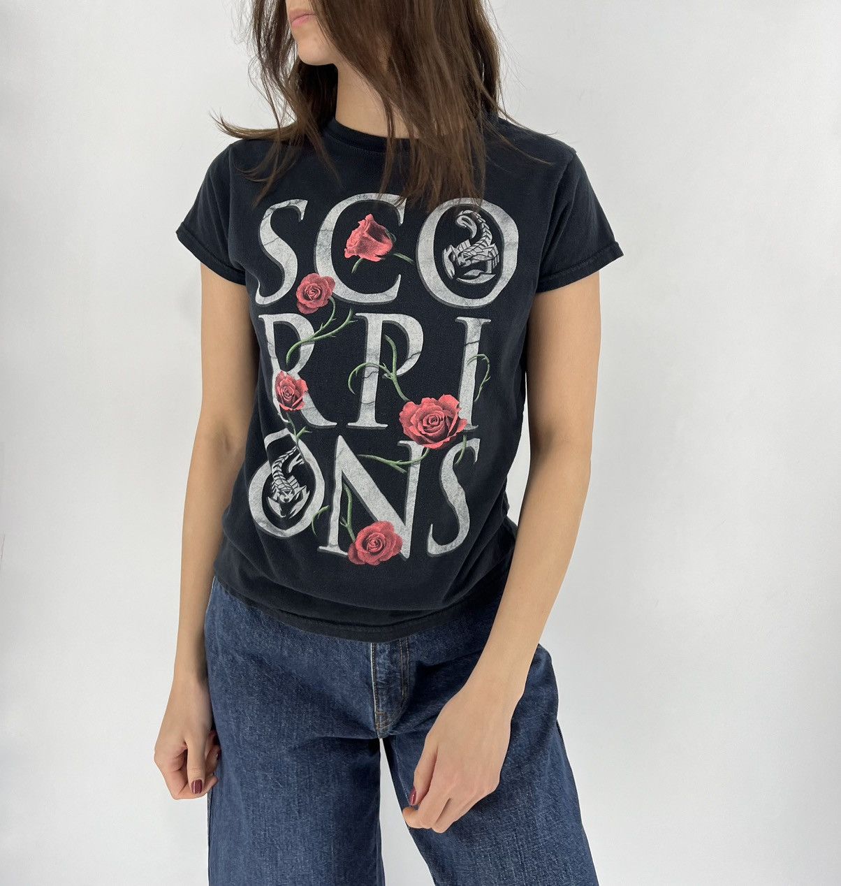 Band Tees × Vintage Vintage Y2k Scorpions Rock Band T-shirt Band Rock Metal Size L / US 10 / IT 46 - 2 Thumbnail